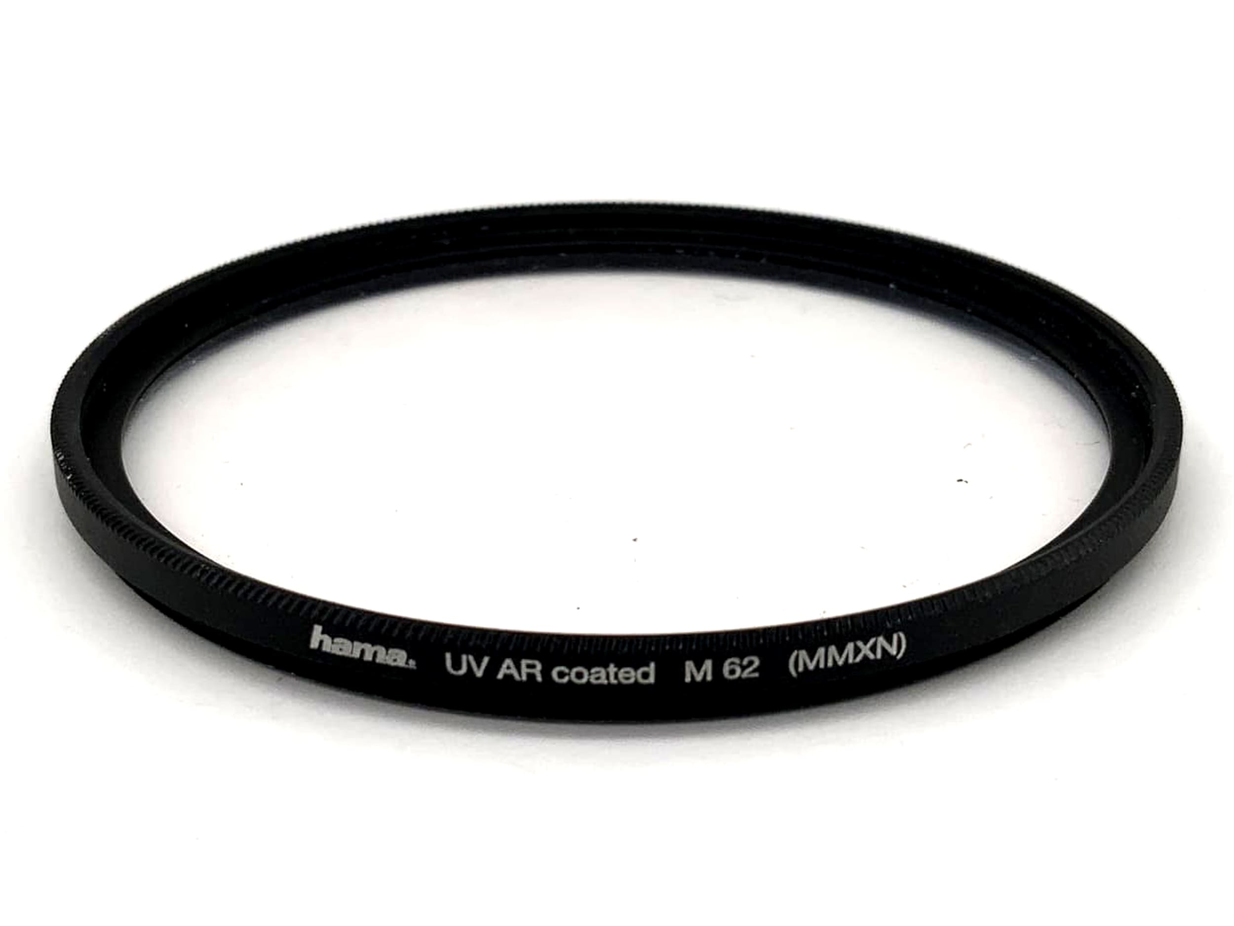 Hama UV filter UV AR coated (MMXN) filter 62mm circular filter thread M62