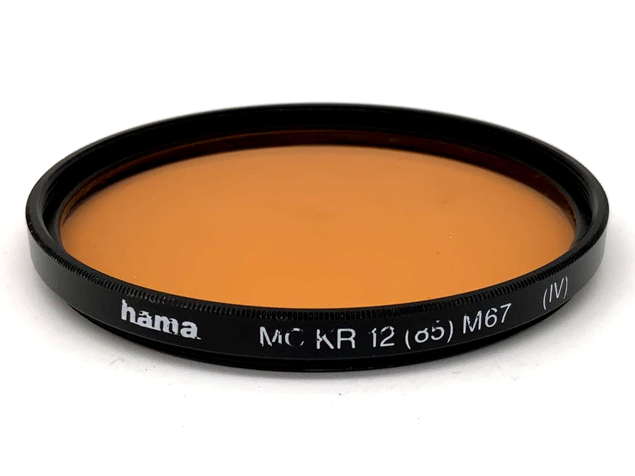 Filtre de correction Hama MC KR12 (85) (IV) Filtre circulaire 67 mm M67