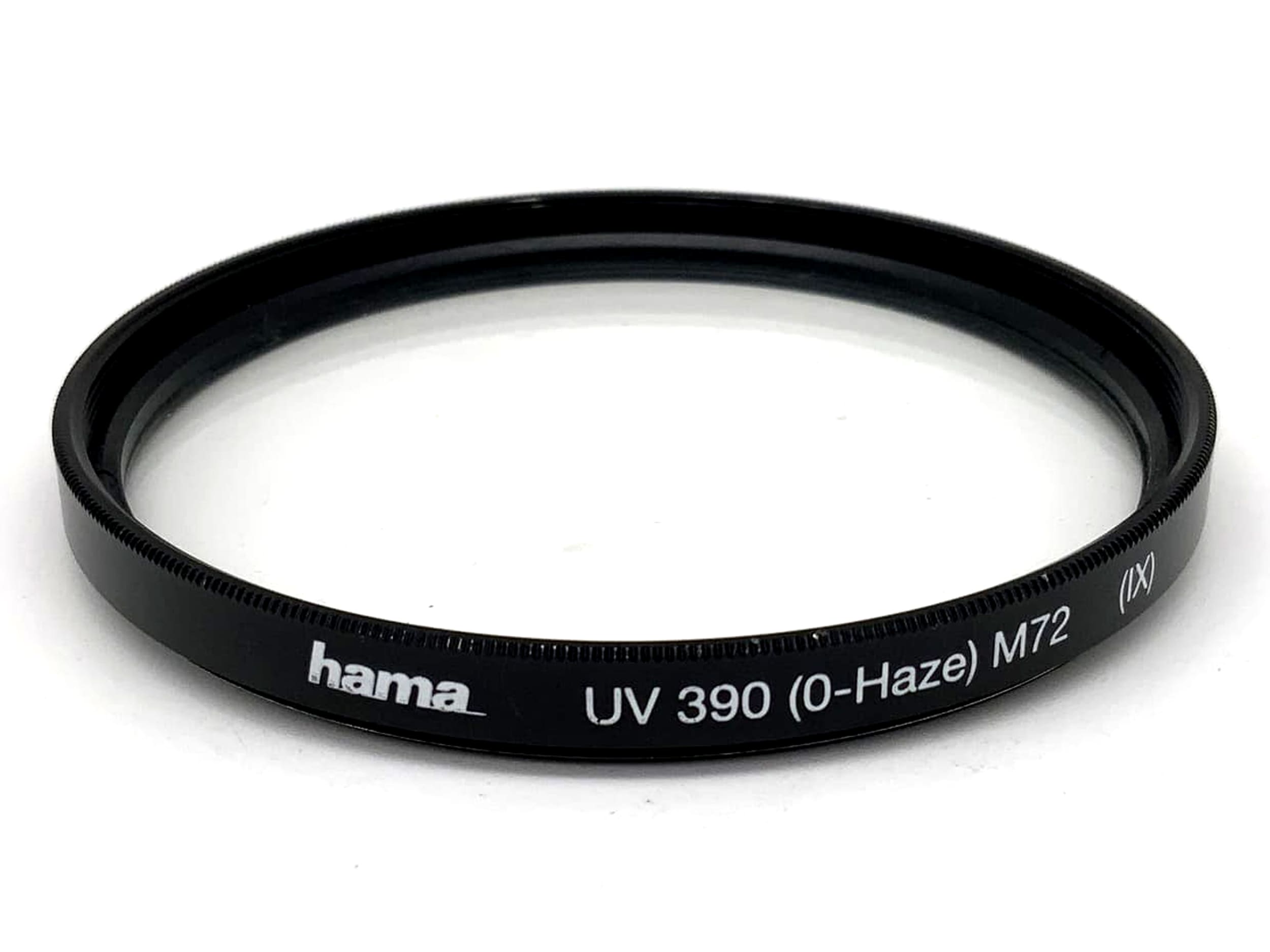 Filtre UV Hama UV 390 (0-Haze) (IX) Filtre circulaire 72 mm Filetage M72