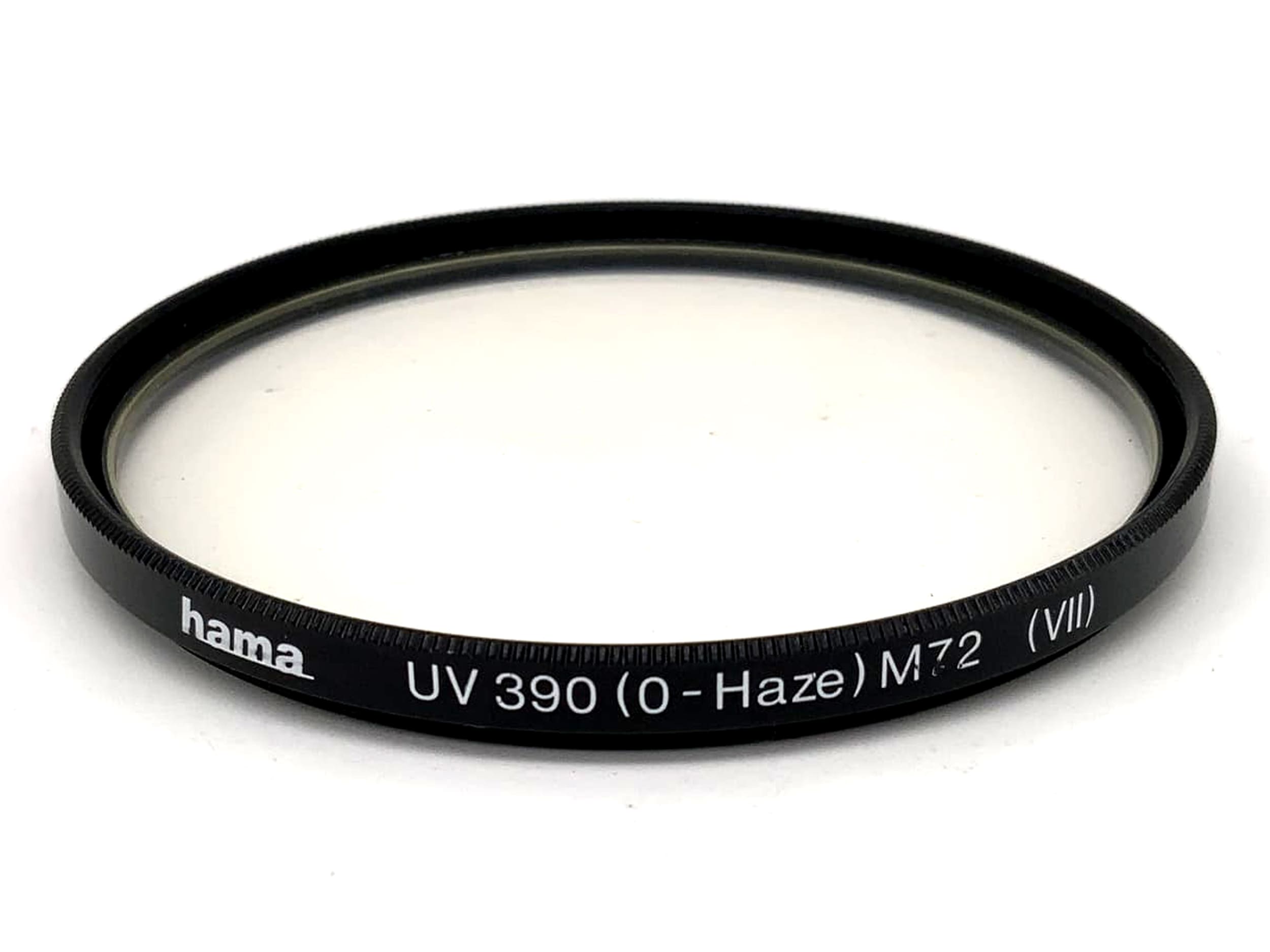 Filtre UV Hama UV 390 (0-Haze) (VII) filtre circulaire 72 mm filetage M72