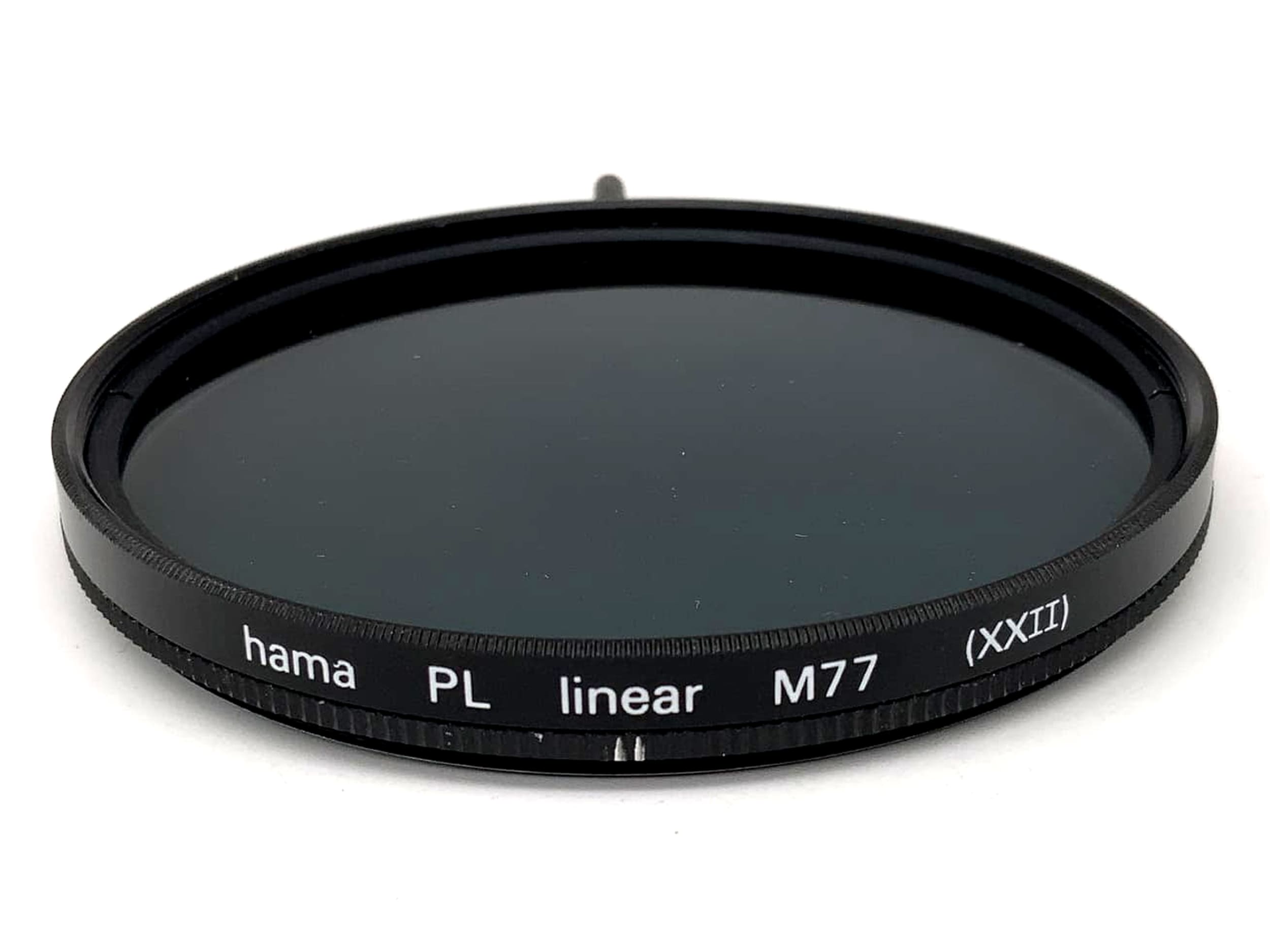 Filtre polarisant Hama PL linéaire M77 (XXII) Filtre circulaire 77 mm Filetage M77