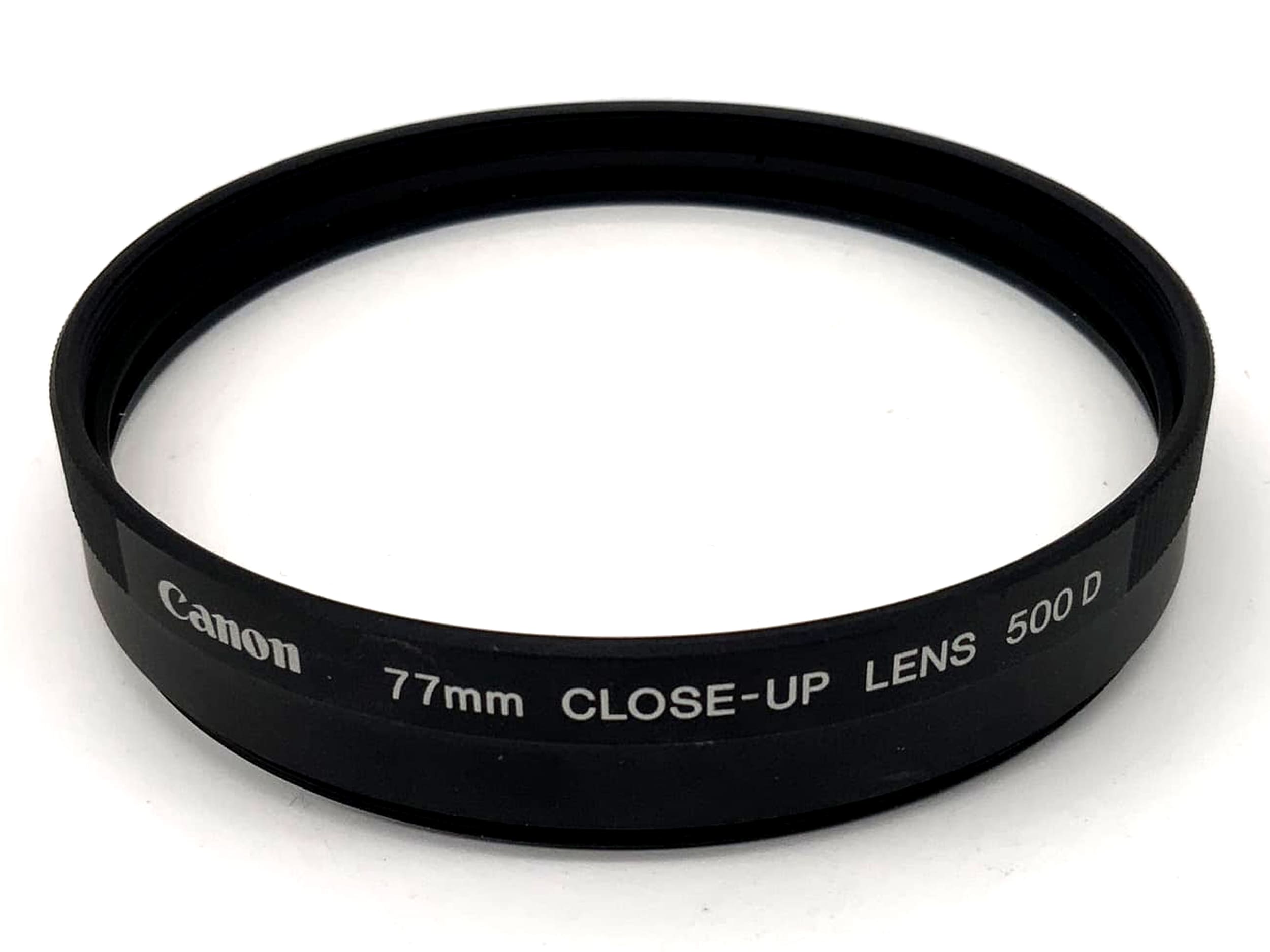 Objectif macro Canon 500D, filtre circulaire 77 mm, filetage M77