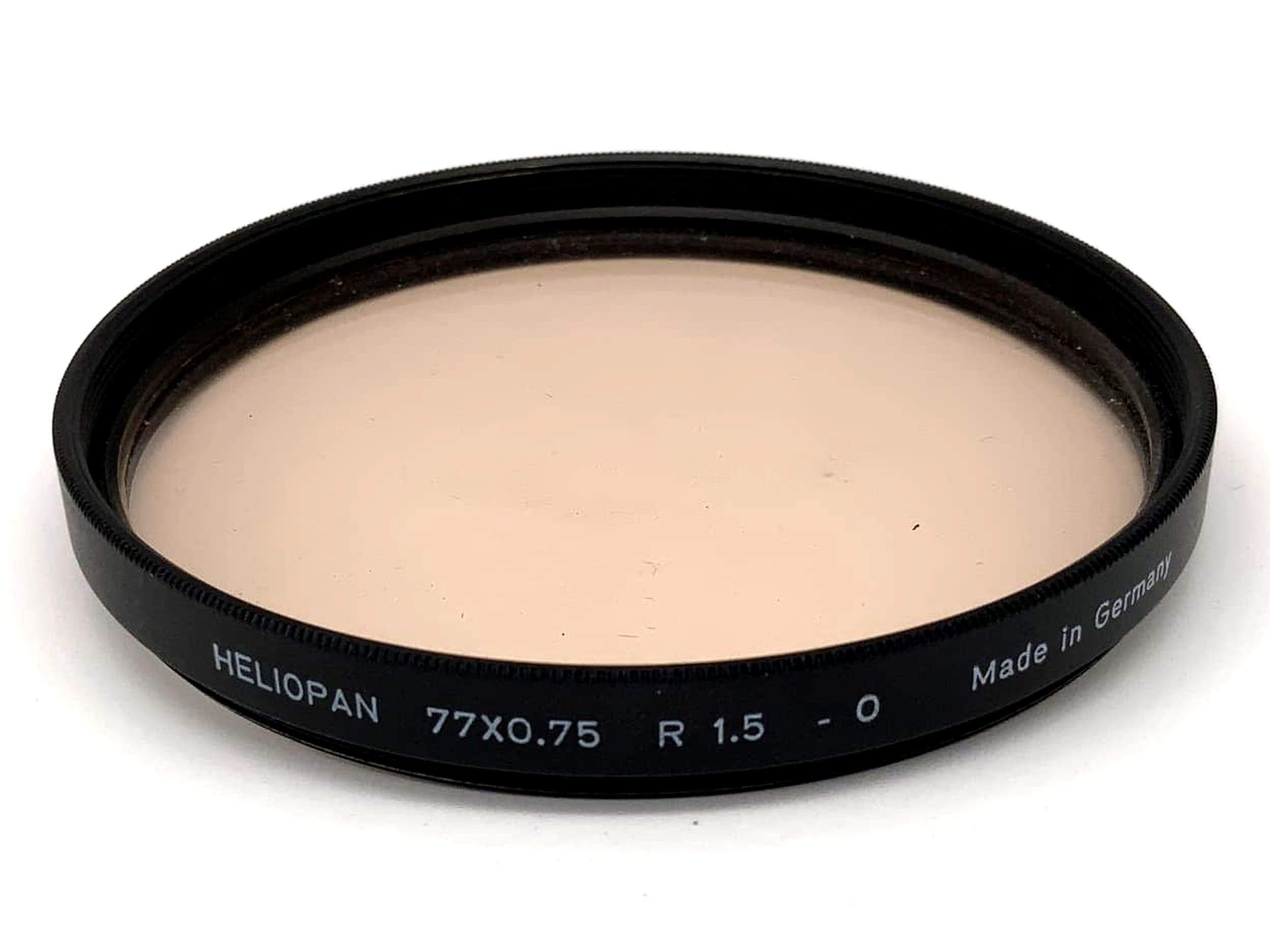 Filtre de correction Heliopan 77x0,75 R 1,5 -O Filtre 77 mm Circulaire M77