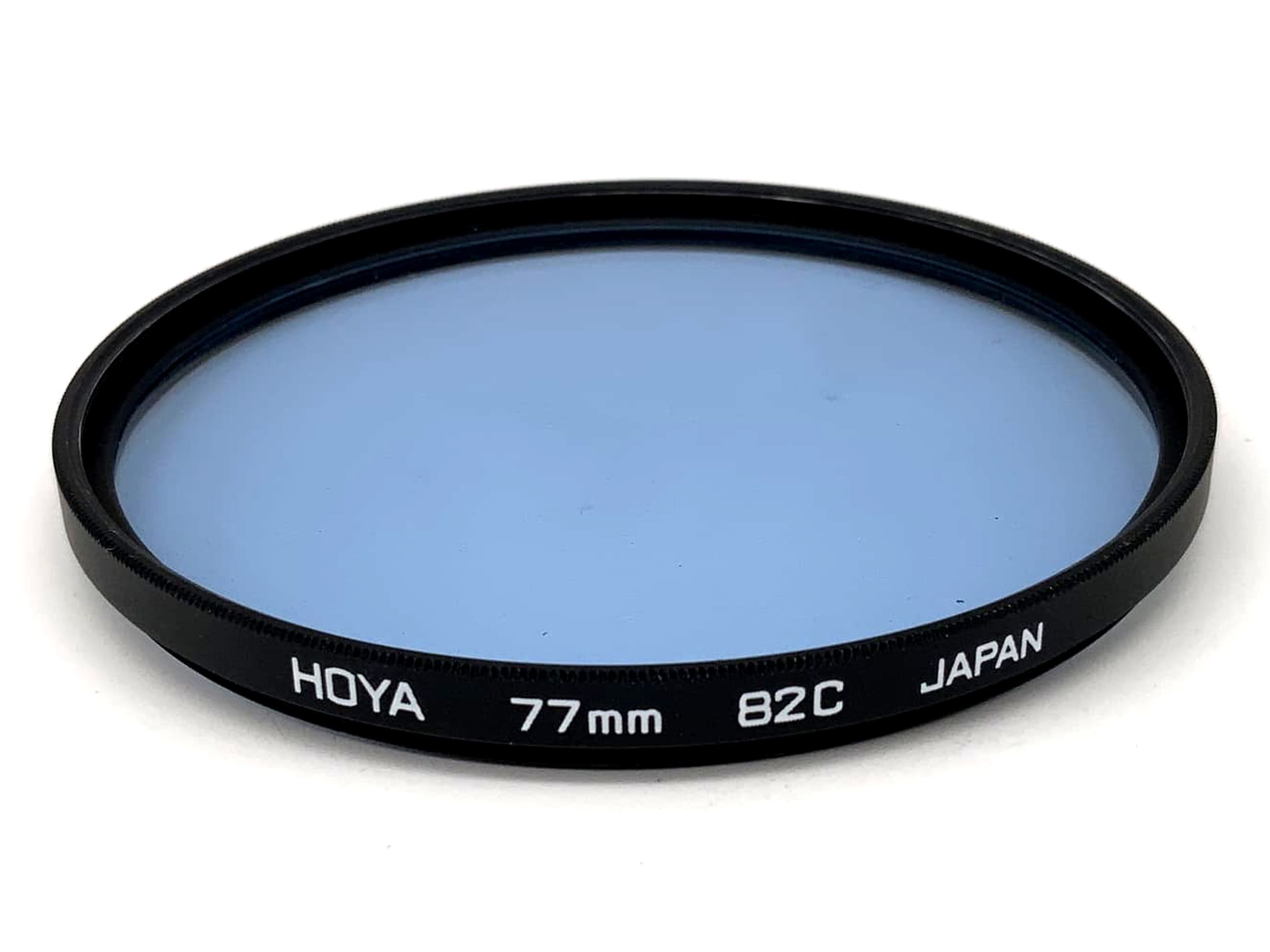 Filtre de couleur Hoya 82C, filtre bleu, filetage circulaire M77 mm