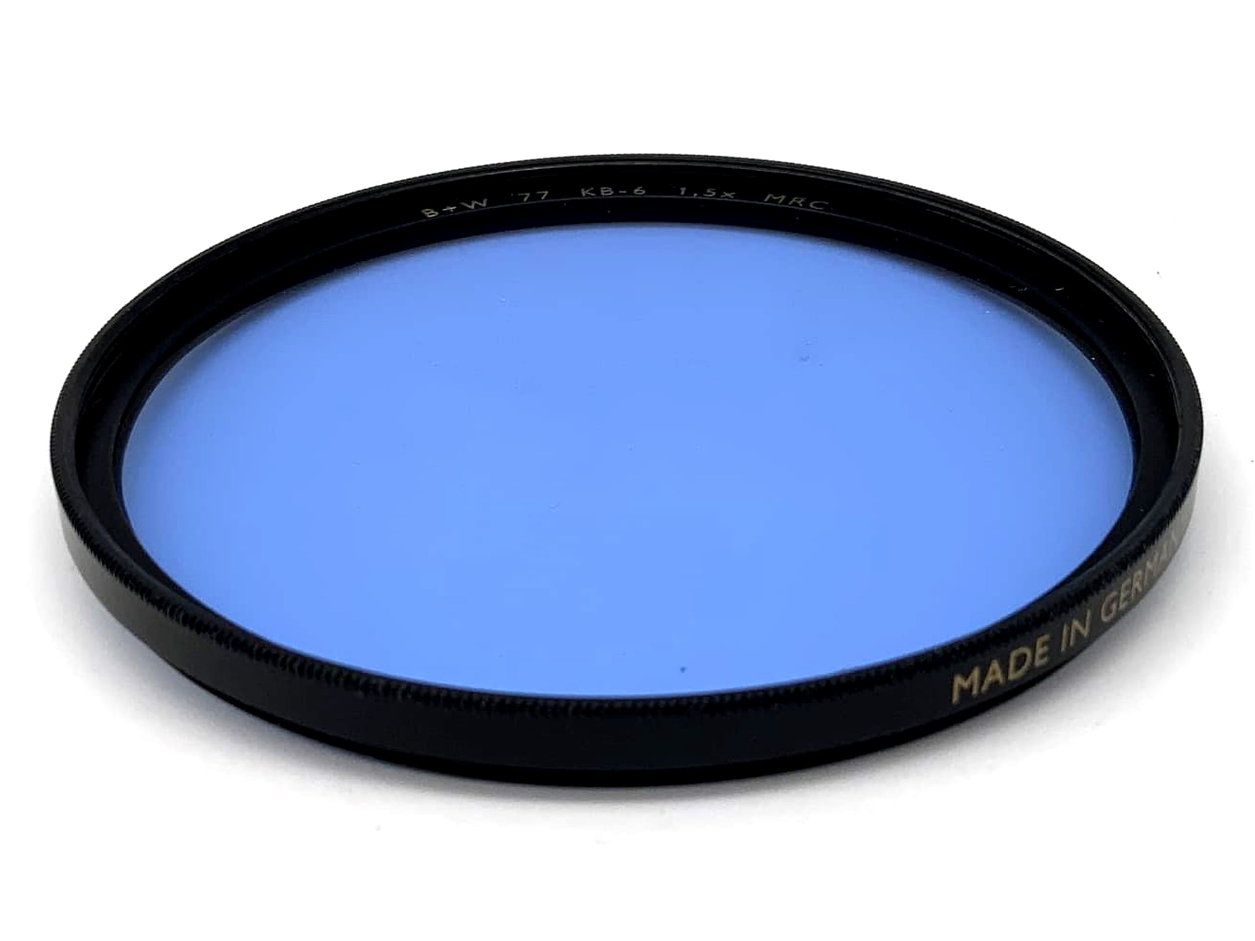 B+W KB-6 1.5 MRC Blue Color Filter, 77mm Circular, M77 Filter Thread