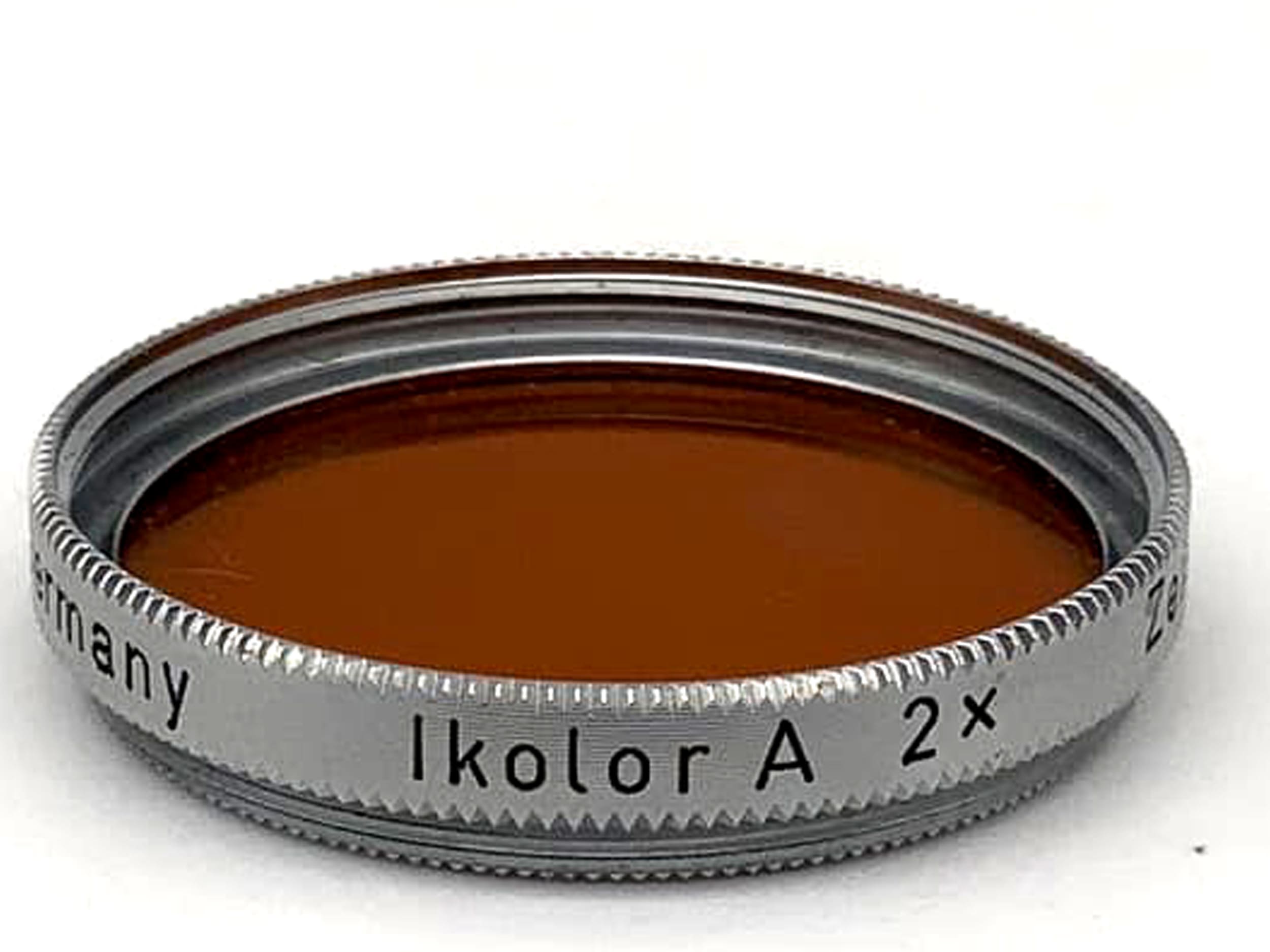 Zeiss Ikon color filter 382 S27 Ikolor A 2x filter 27mm circular M27