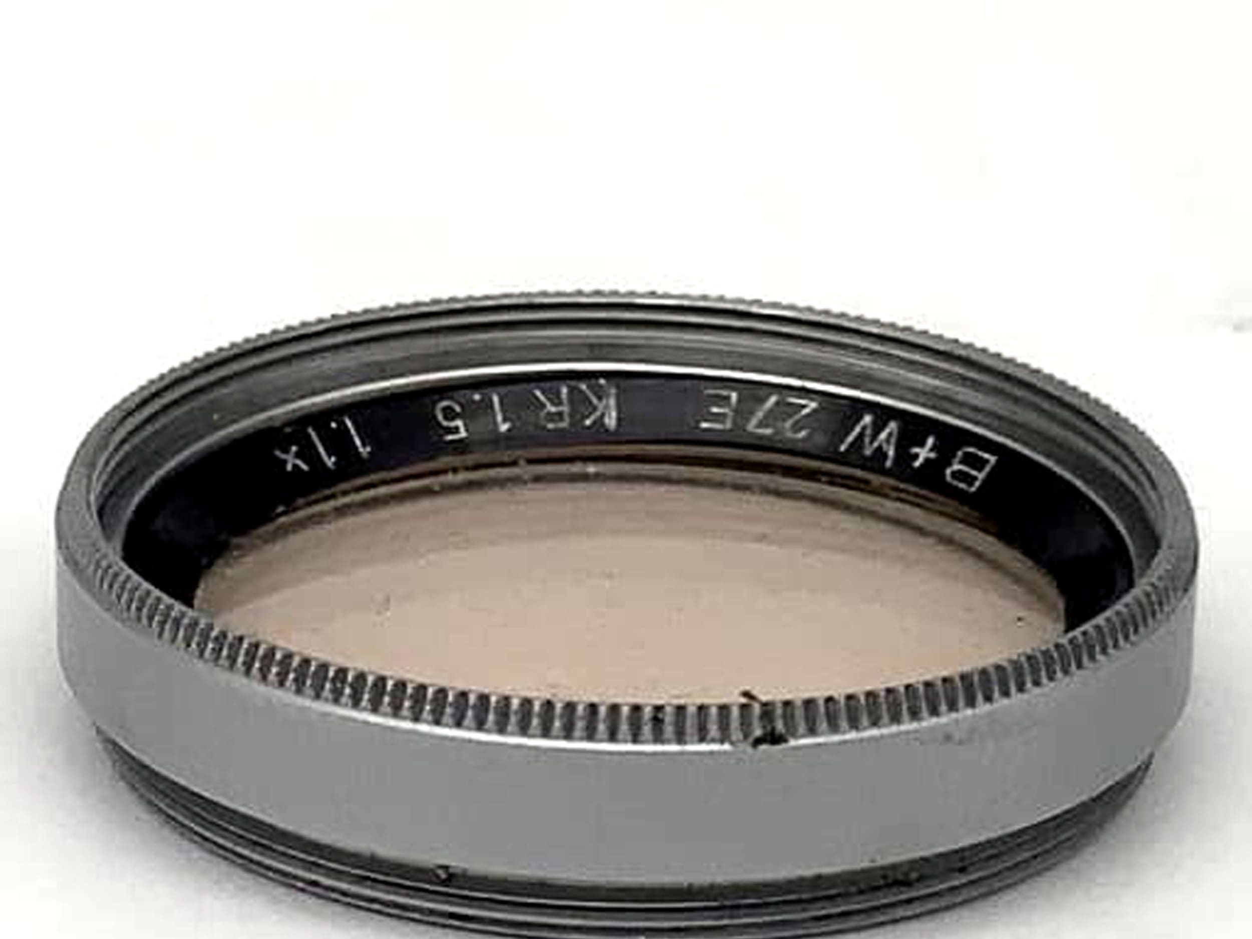 Filtre de correction B+W KR 1.5 1.1x 27E, filtre circulaire de 27 mm, filetage M27