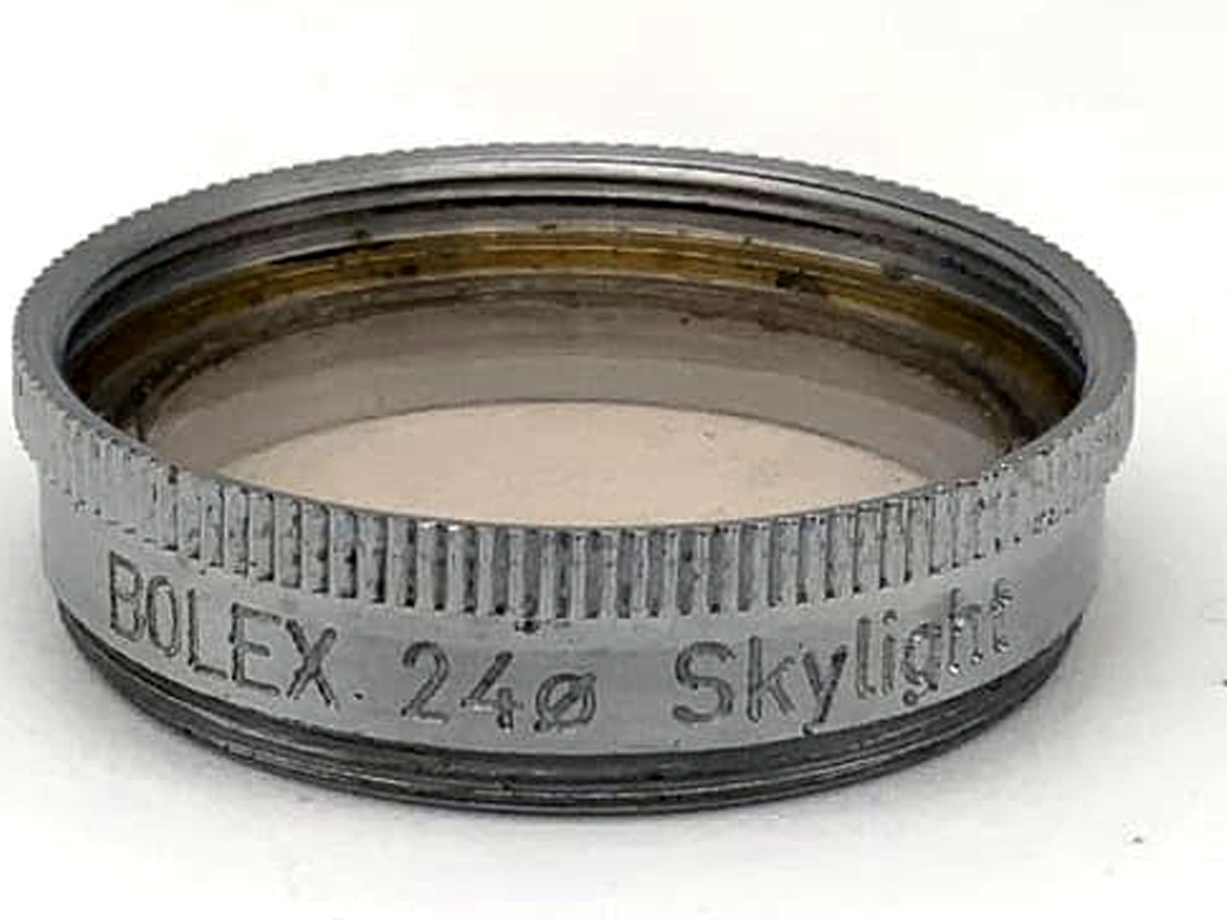 Filtre circulaire Bolex Skylight pour objectifs Super 8, 22,5 mm, M22