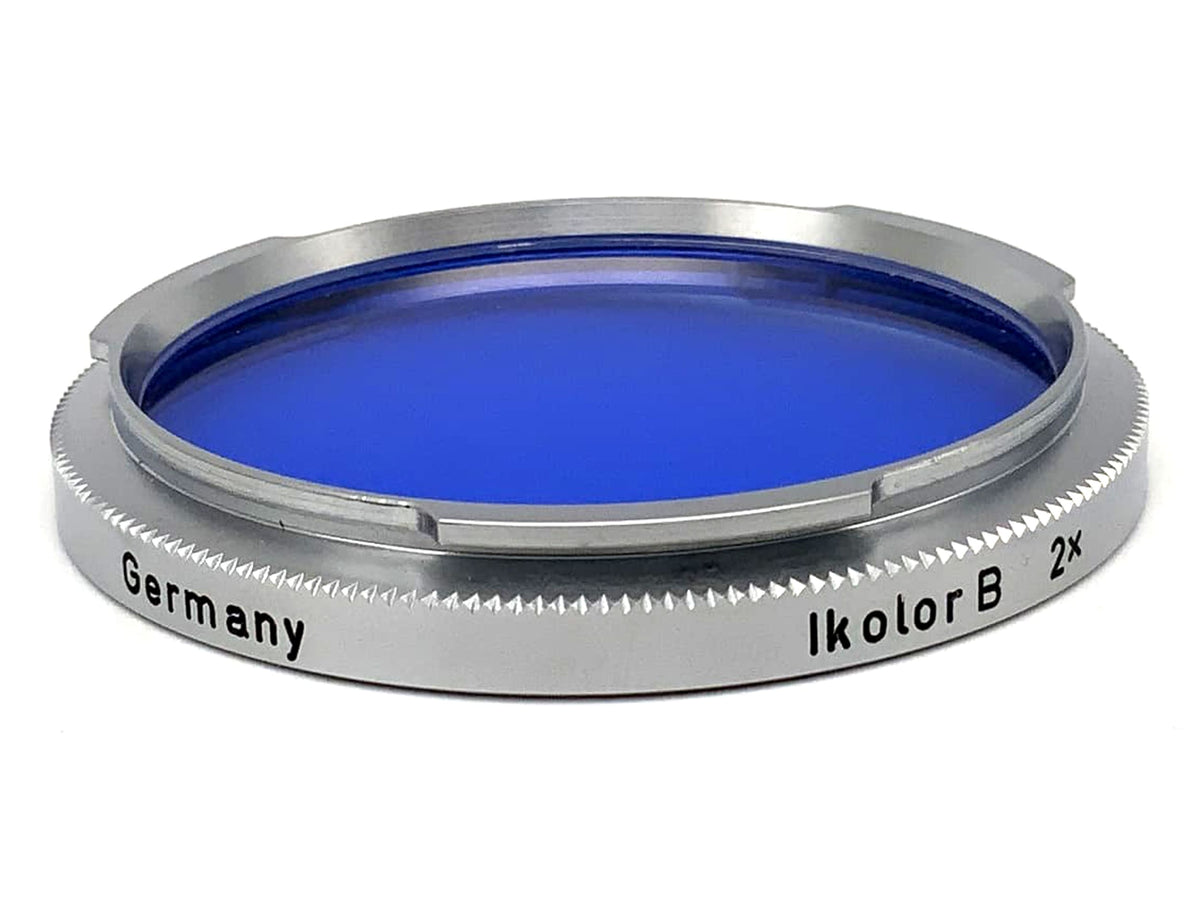 Zeiss Ikon Color Filter Blue -1 B56 Ikolor B 2x Blue Filter Contarex Bayonet MCo