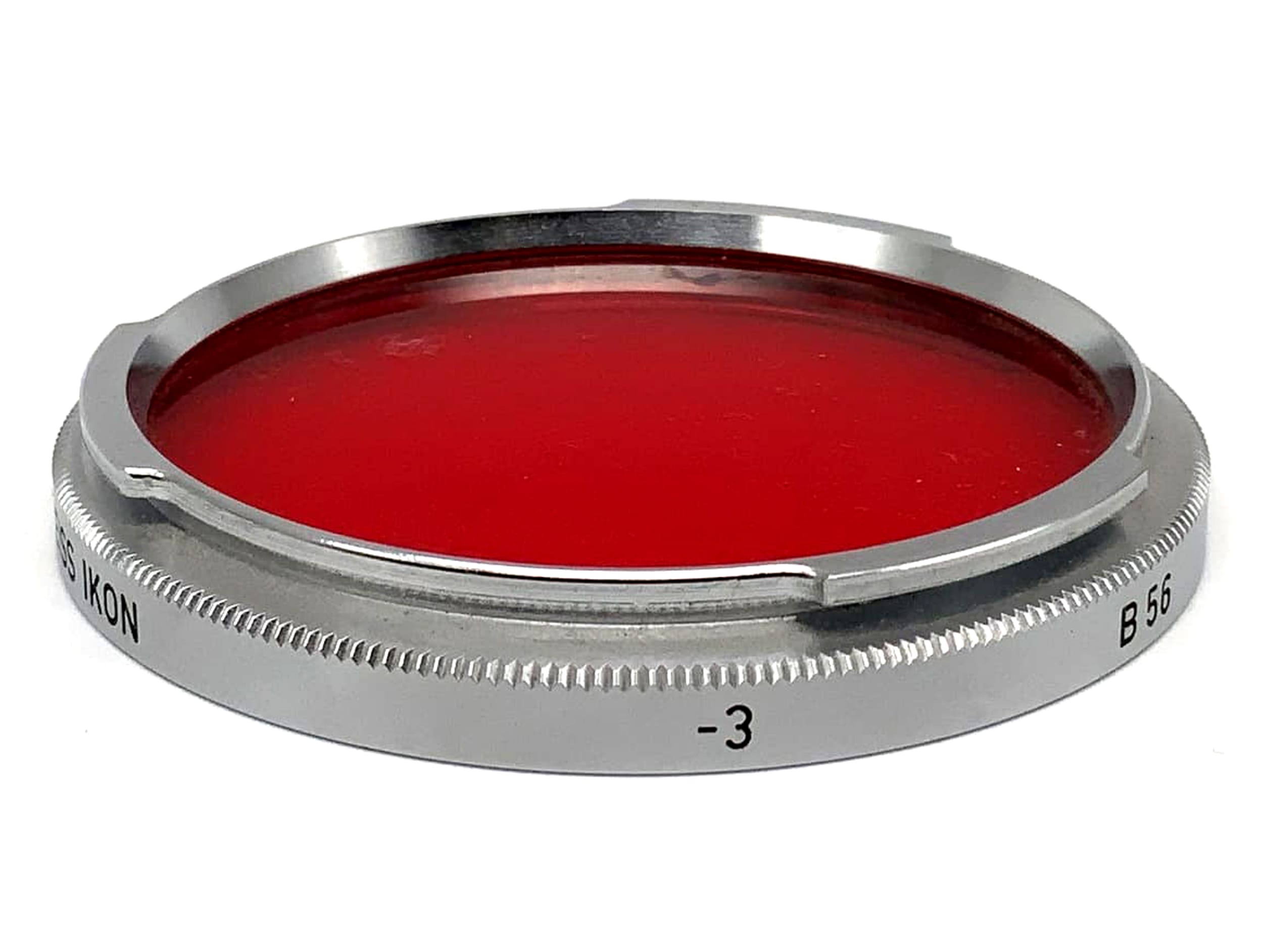 Zeiss Ikon Color Filter Red -3 B56 R8x Red Contarex Bayonet Circular MCo