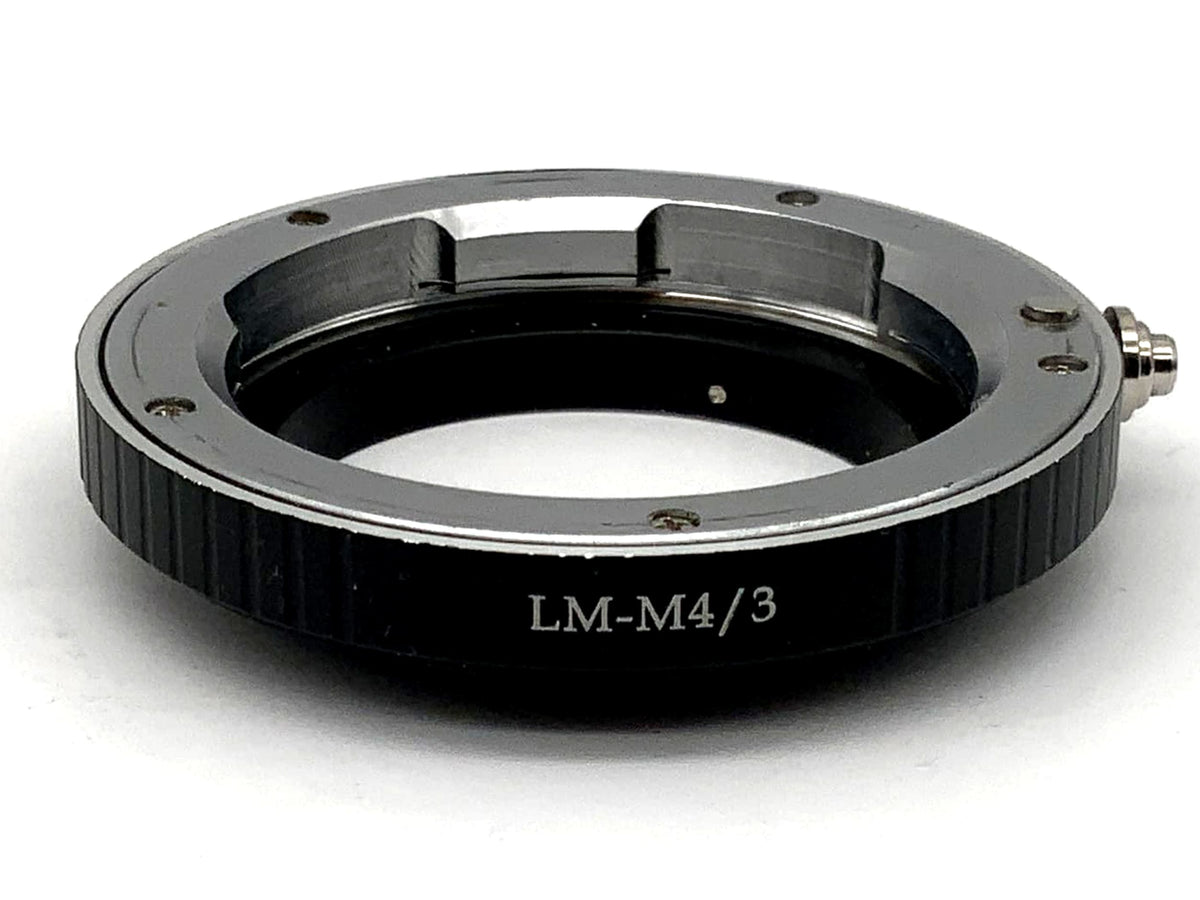 Adaptateur d'objectif LM-M4/3, convertisseur de monture d'objectif MFT (Leica M -> Micro 4/3)
