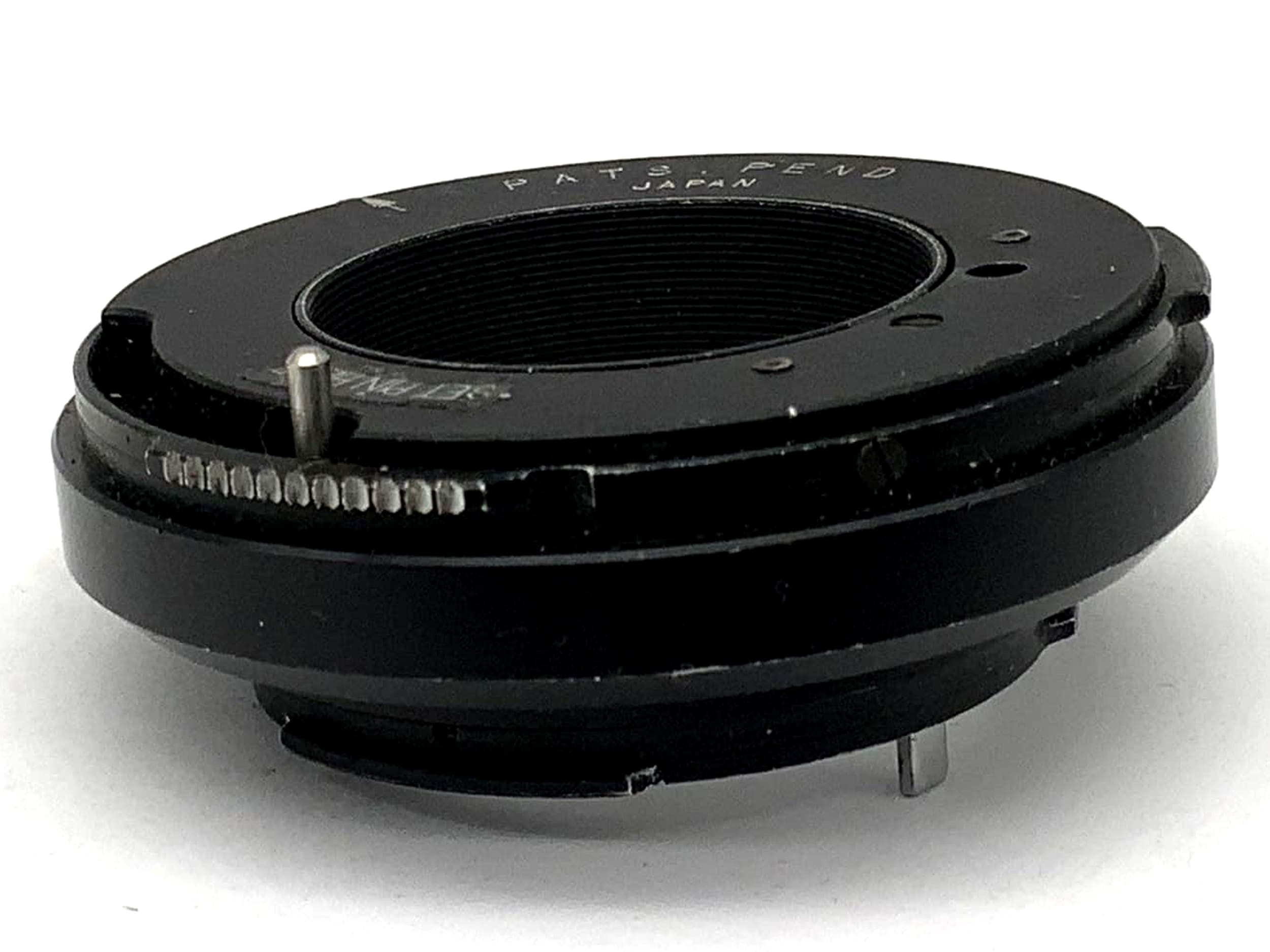 Adaptateur d'objectif noir (Soligor T4/Vivitar TX -> Minolta MD)