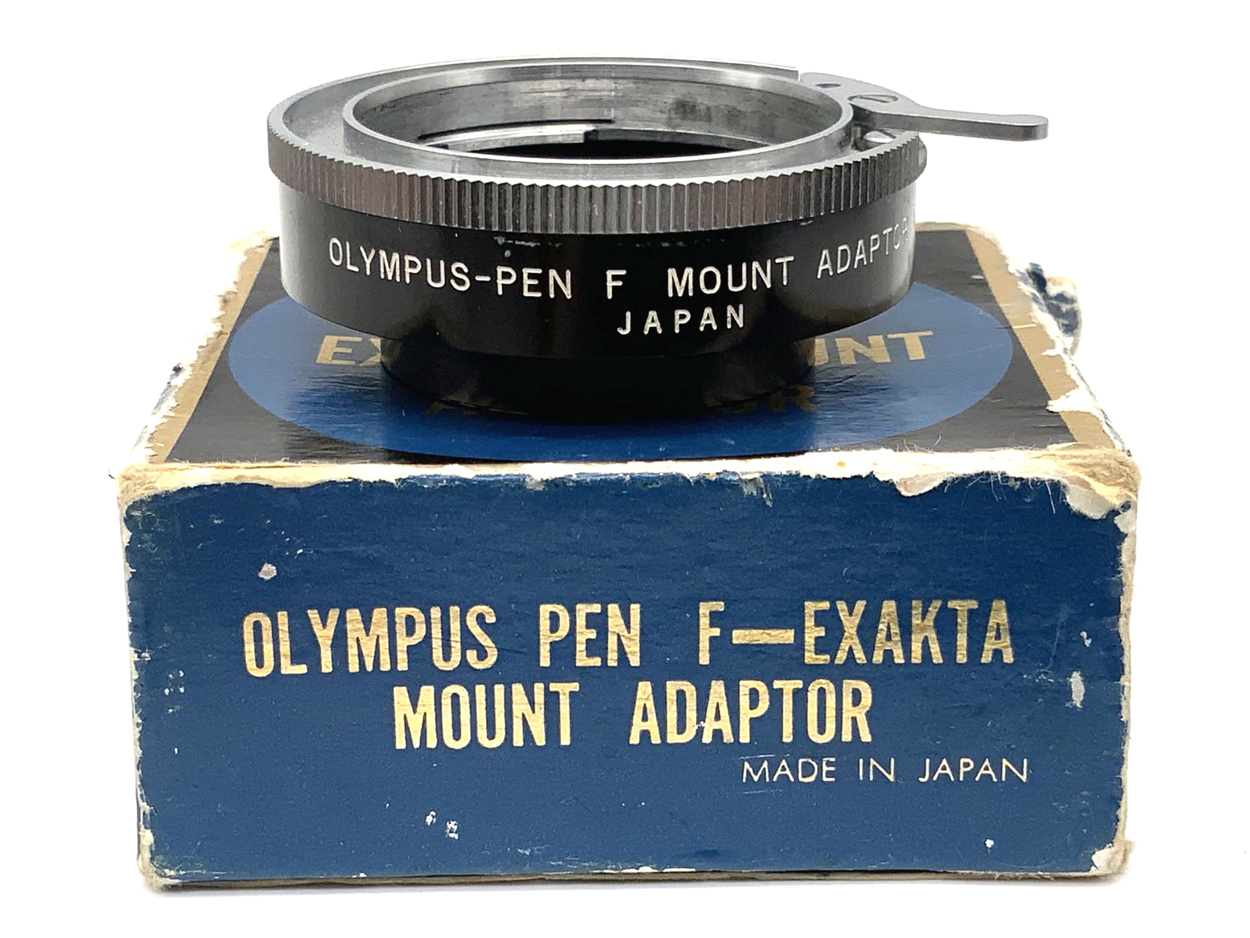 Adaptateur de monture Olympus E dans son emballage d'origine (Exa -> Olympus Pen F)