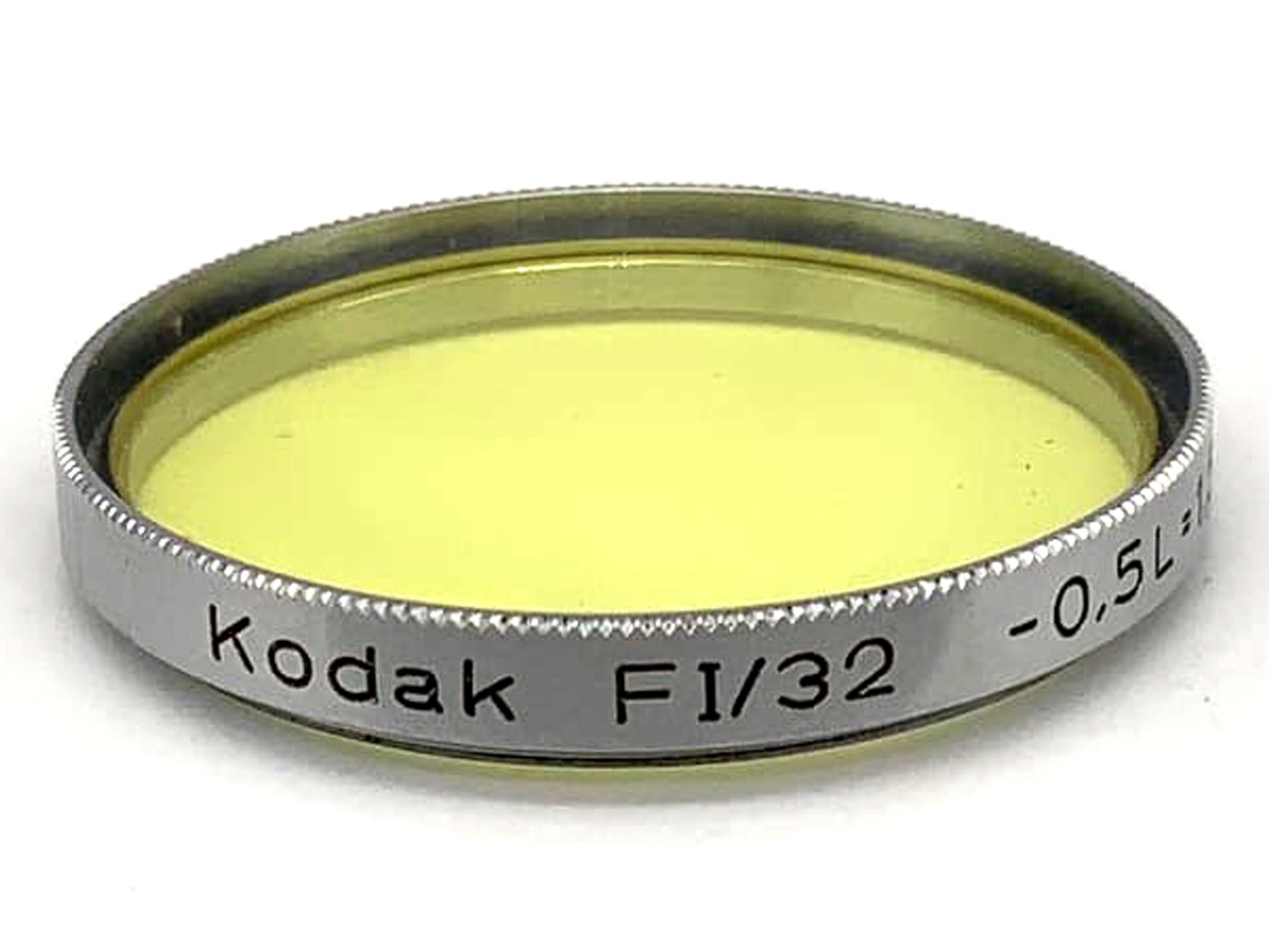 Kodak Color Filter FI/32 -0.5L=1.5x Yellow Filter 32mm Circular M32