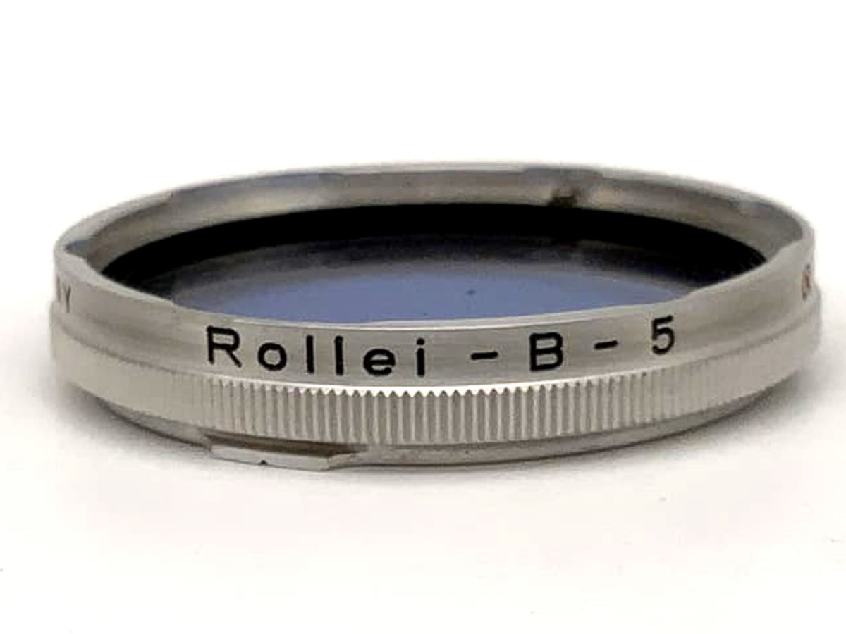 Rollei color filter B5 Blue Blue Rolleiflex f/2.8 Xenotar/Planar (RII) Bay II