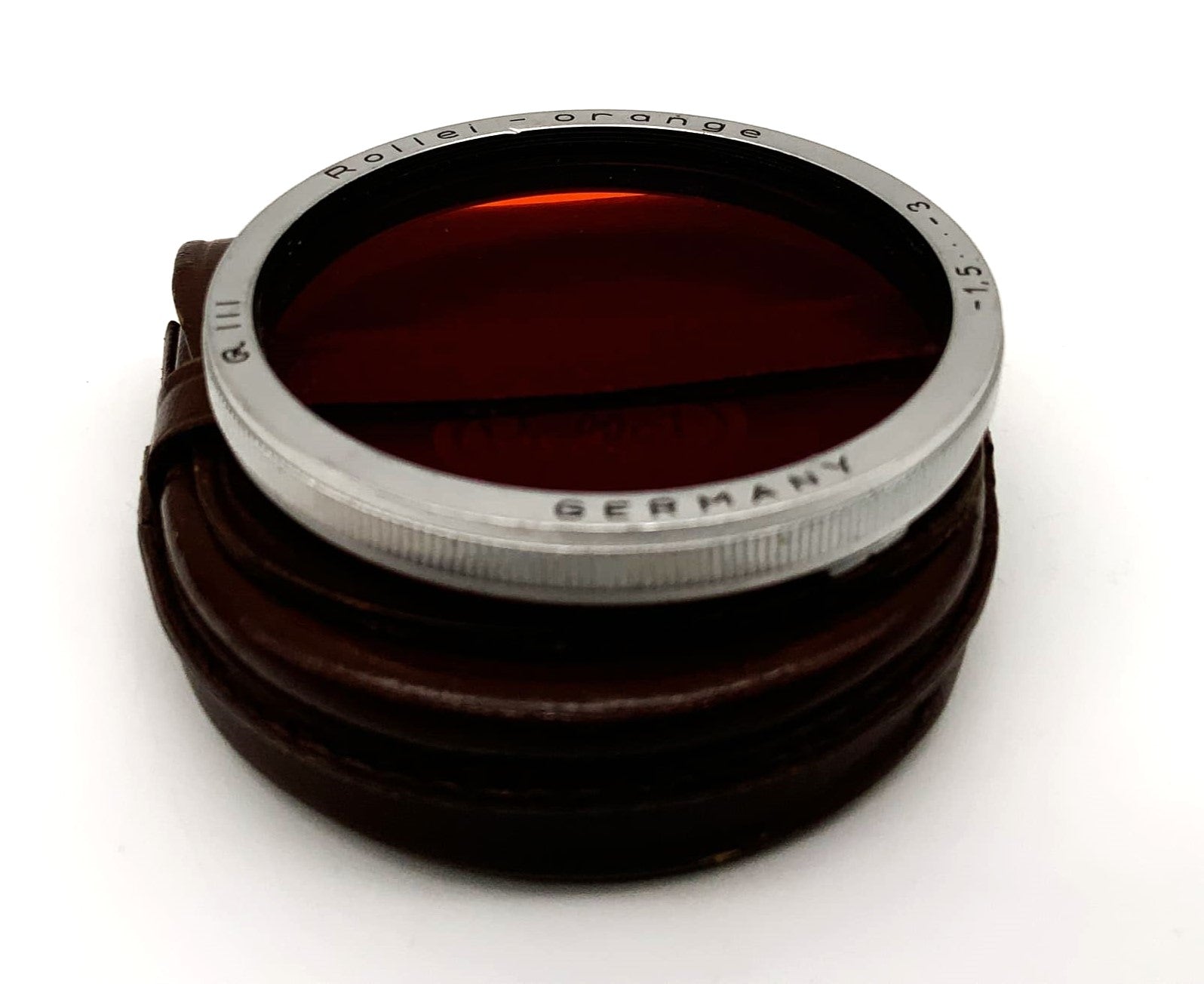 Rollei Orange Color Filter -1.5…-3 for Rolleiflex RIII Filter Bayonet III