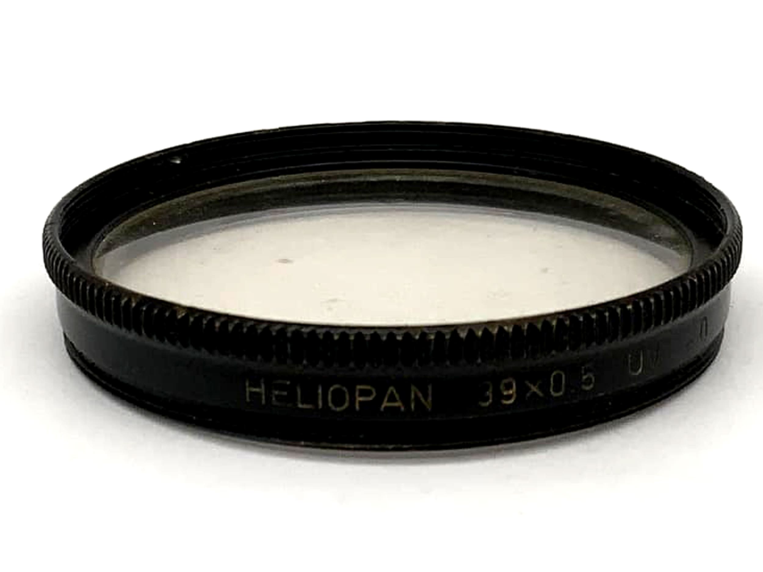 Heliopan UV filter 39x0.5 UV -0 filter 39mm circular filter thread M39