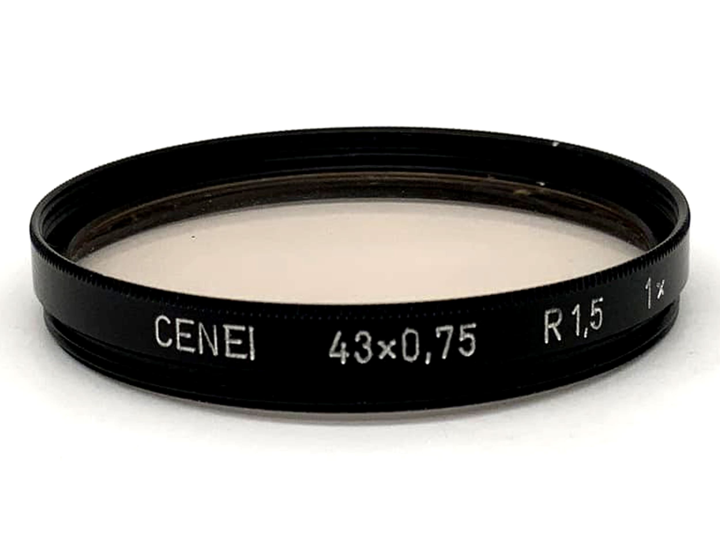 Cenei Correction Filter 43x0.75 R1.5 1x Filter 43mm Circular Filter Thread M43