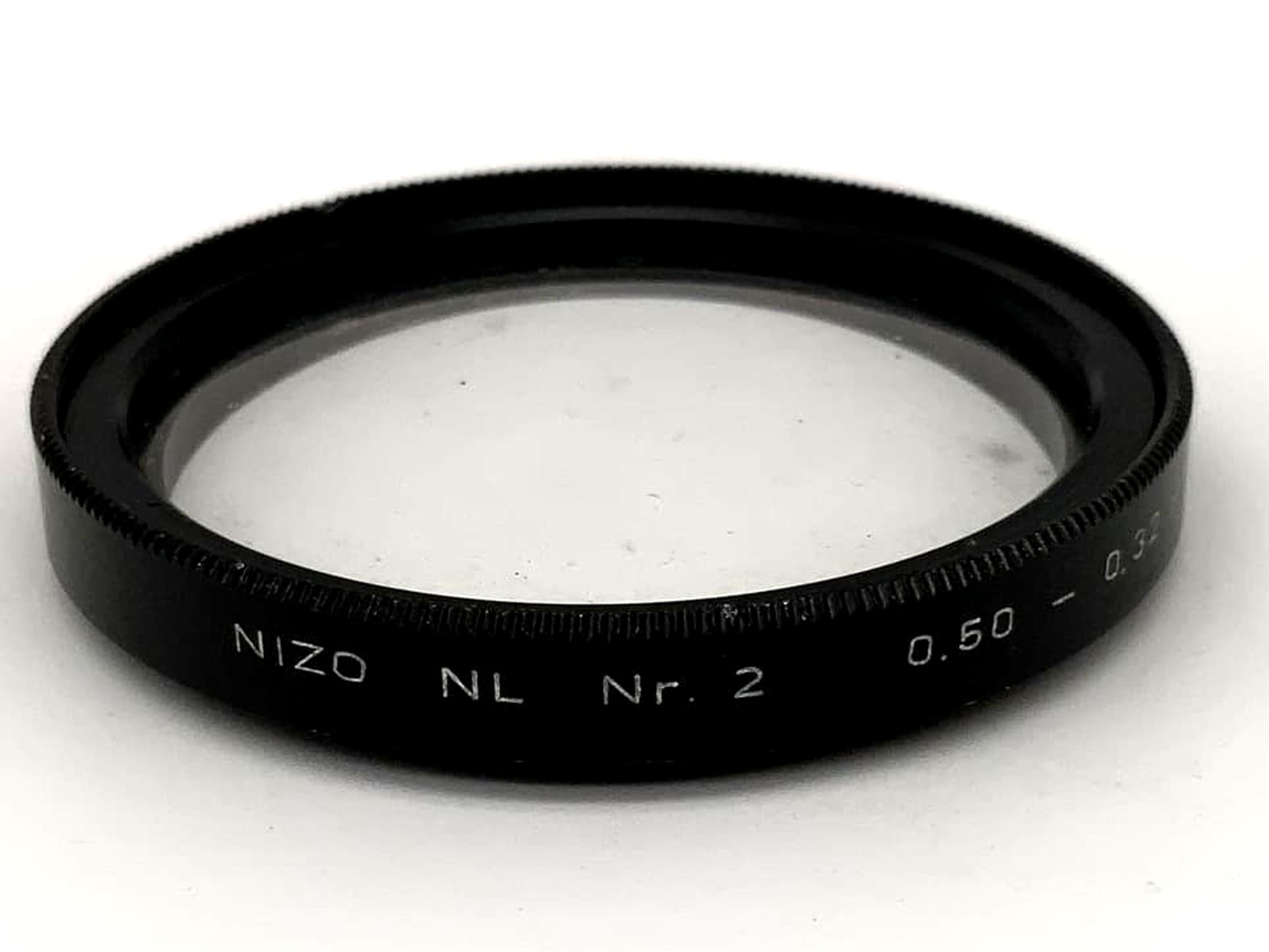 Nizo Close-Up Lens NL No. 2 0.50-0.32m Close-Up Filter 49mm Circular M49