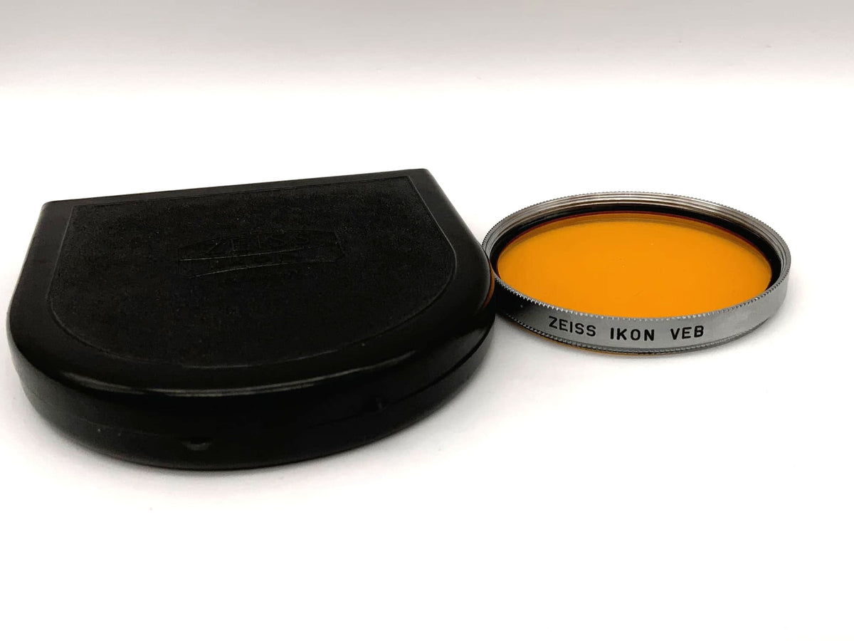 Zeiss Ikon color filter VEB 49-G4 5x Orange 202044 in case 49mm circular M49
