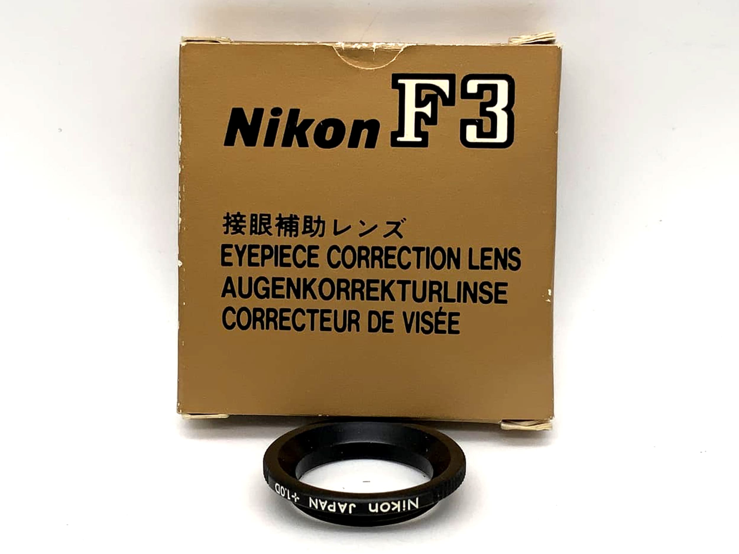Nikon Diopter Lens +1 for Nikon F3 Eye Correction Lens Eyepiece in original packaging