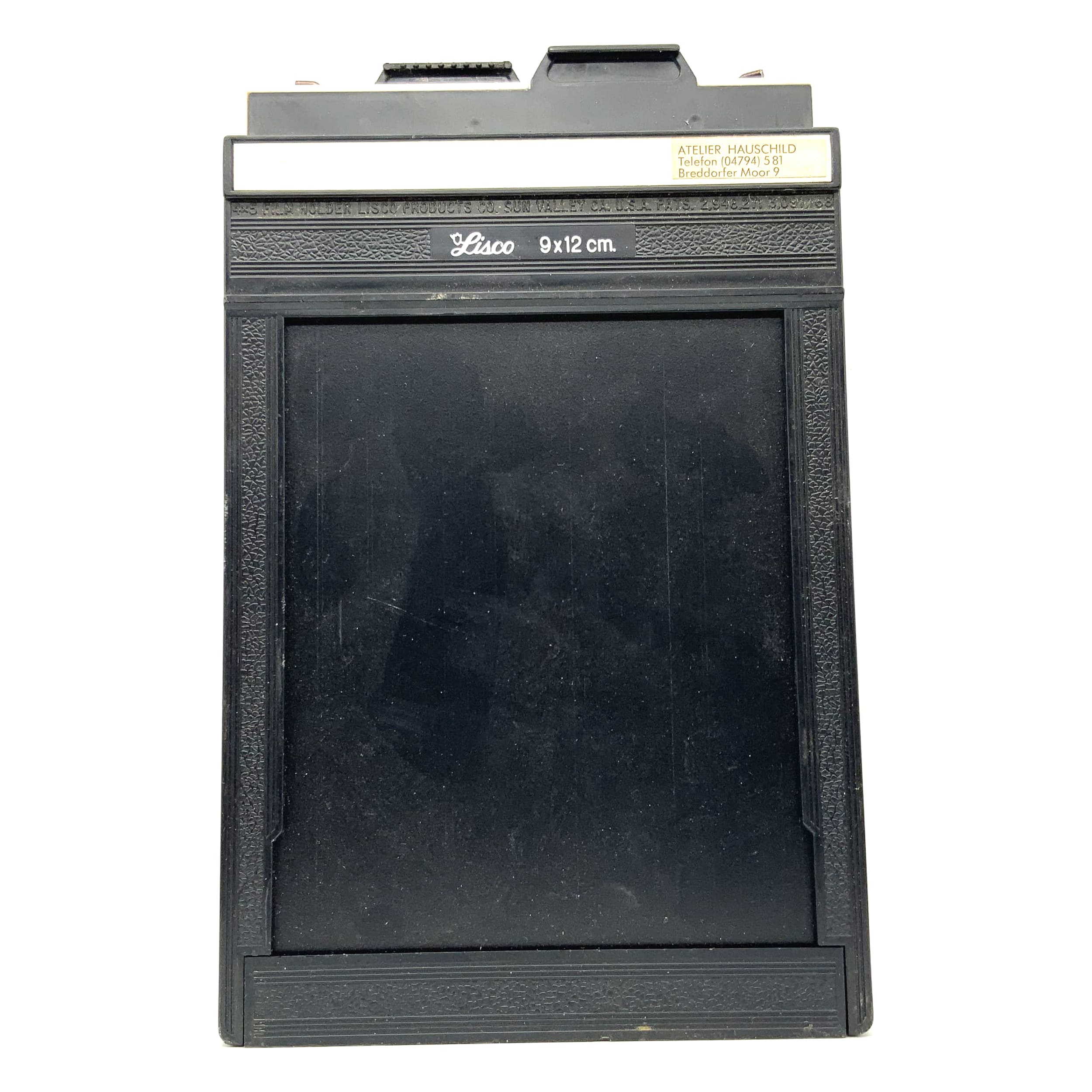 Lisco Magazine Regal II 9x12 sheet film cassette