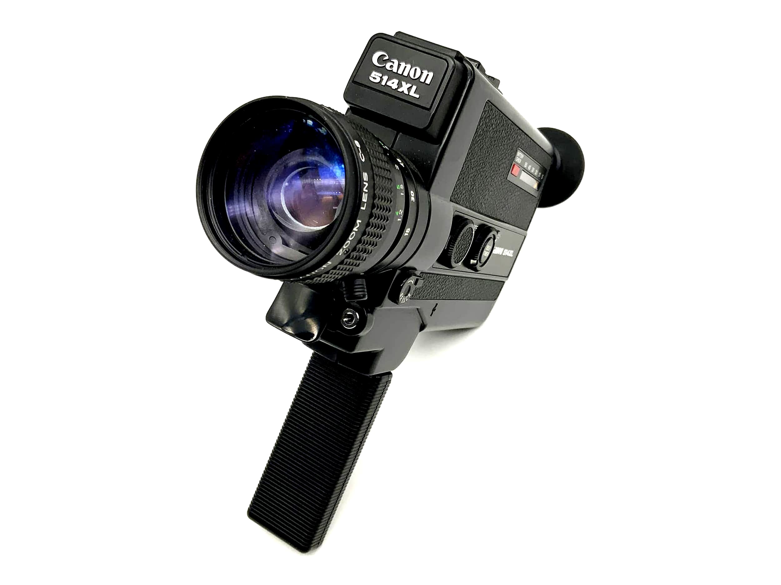 Caméra argentique Canon 514XL, objectif Canon C-8 9-45 mm f/1.4, caméra Super 8
