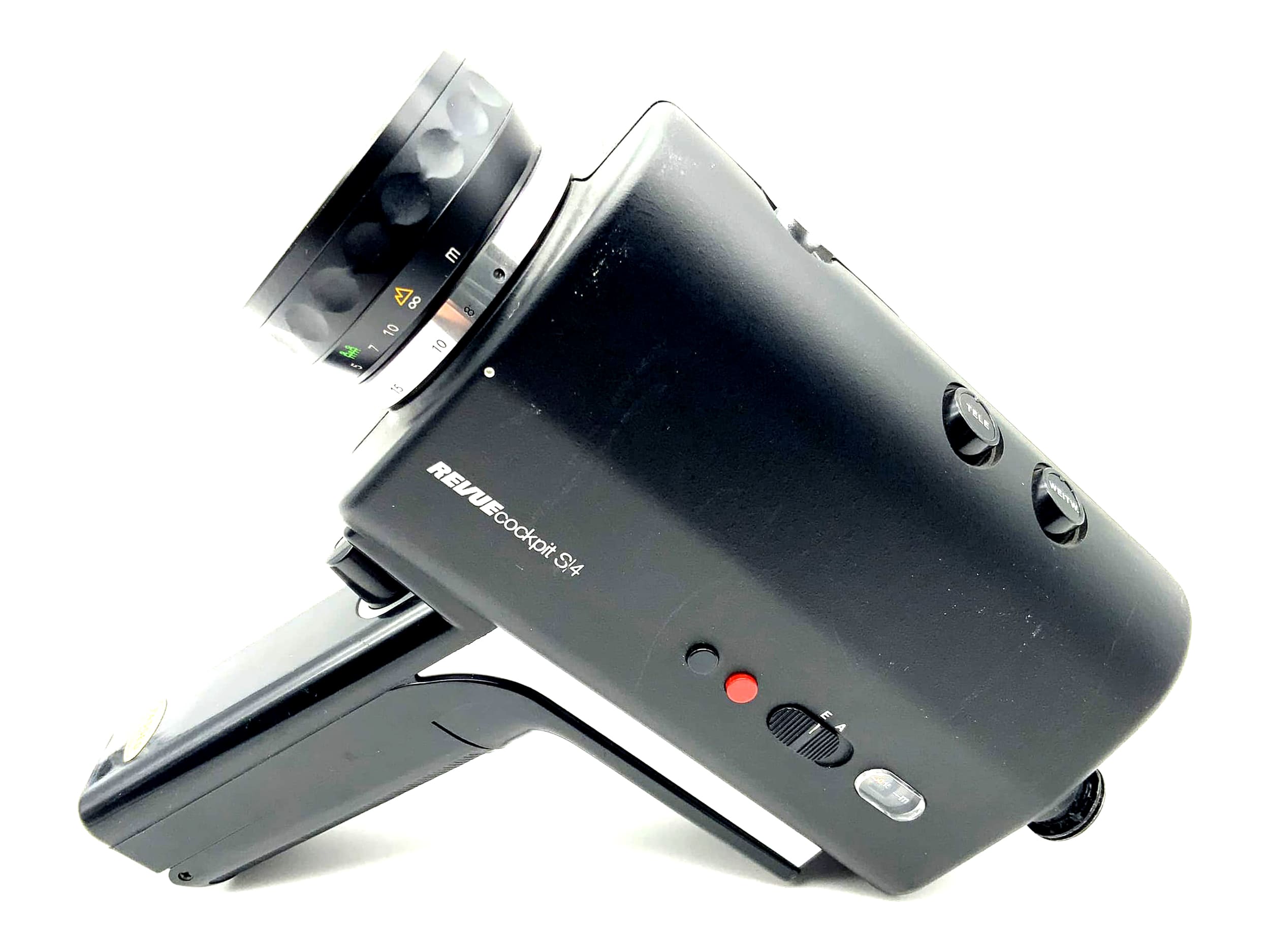 Caméra de cinéma Revue Cockpit S4 avec objectif Super 8 8-32 mm F:1.7