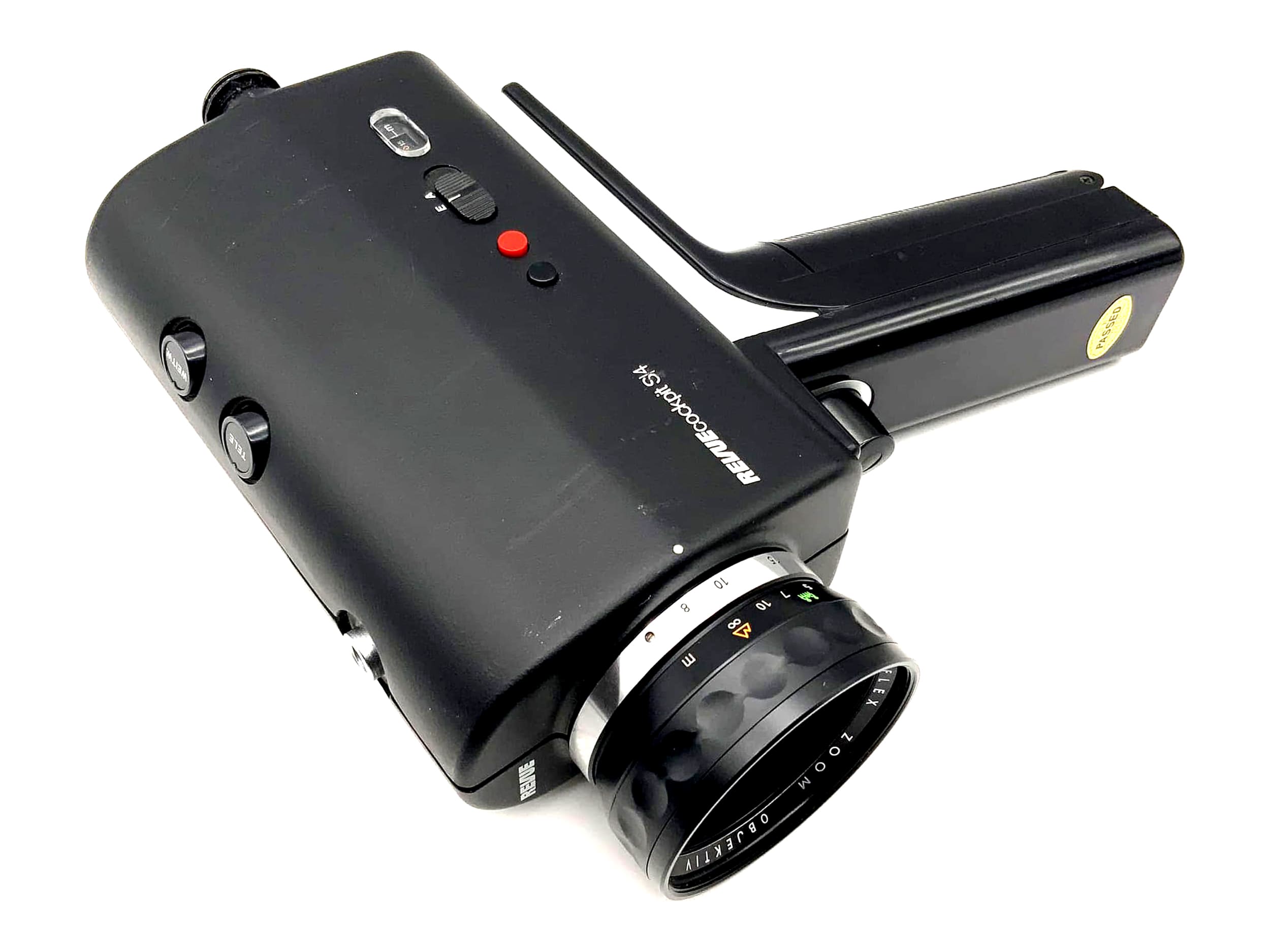 Caméra de cinéma Revue Cockpit S4 avec objectif Super 8 8-32 mm F:1.7