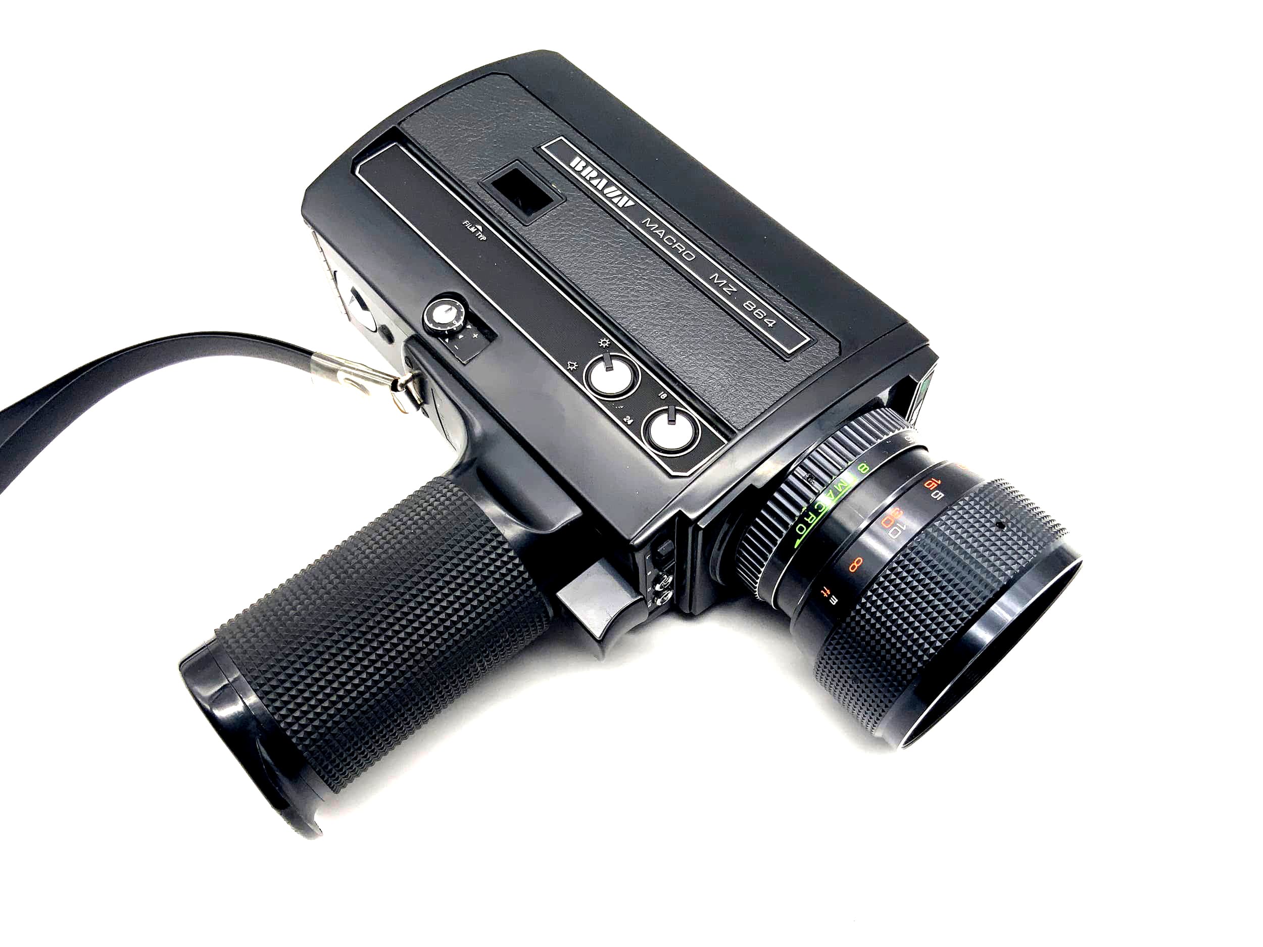 Caméra argentique Braun MZ 864 Macro Stellar Zoom 1.7 8-64 Super 8
