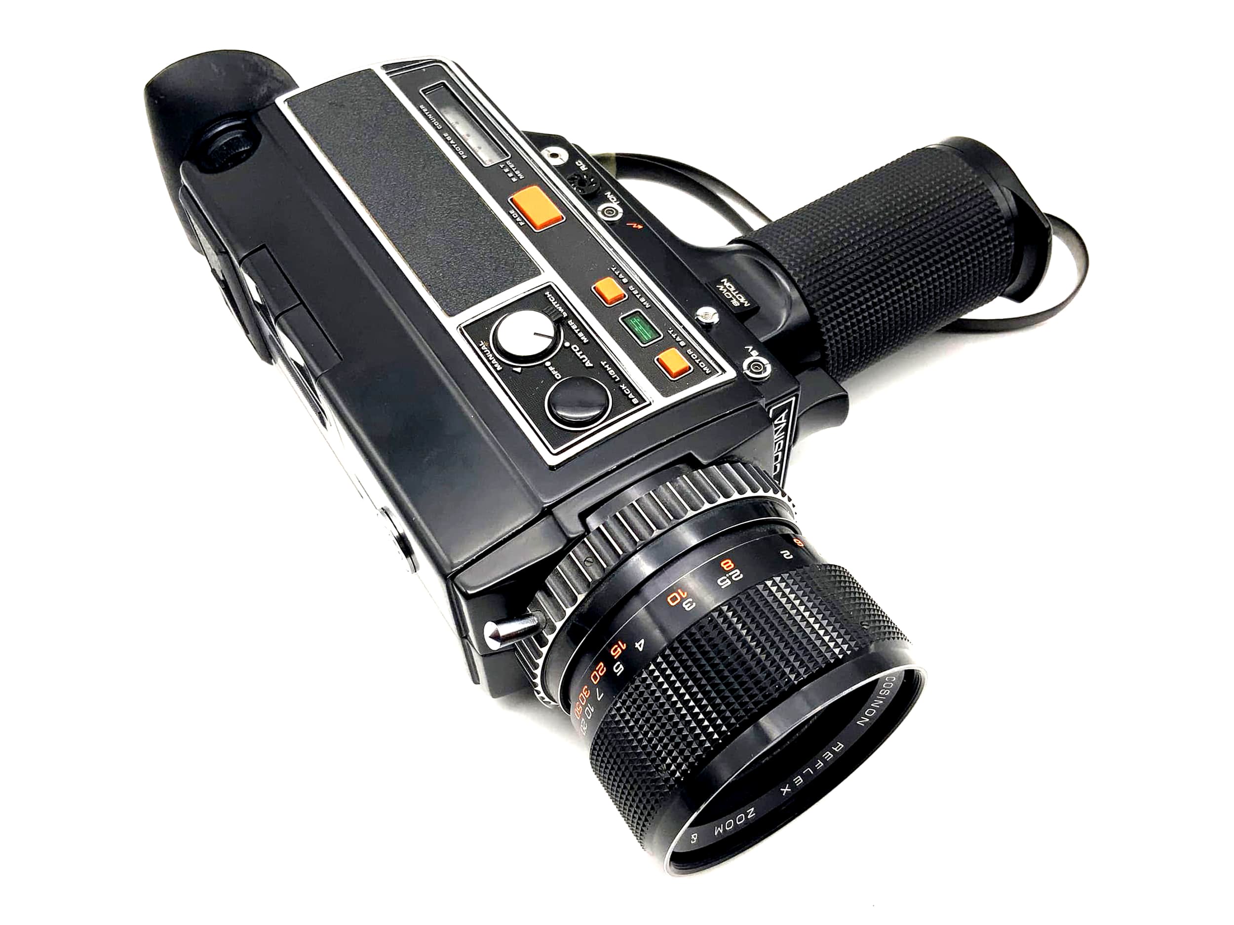 Caméra Super 8 Cosina 7510M, ouverture 1:1,7, objectif 7-70 mm