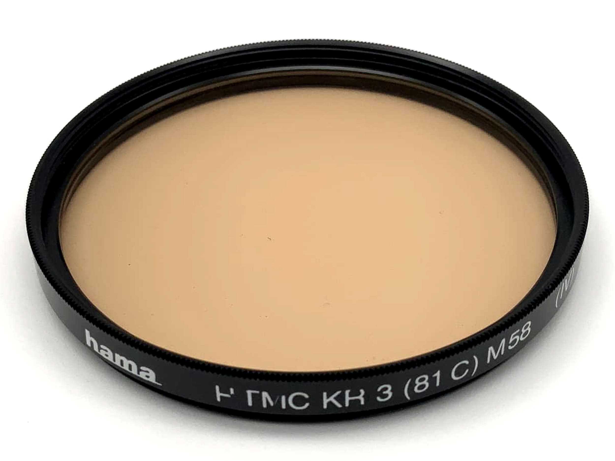 Filtre de correction Hama 58 mm HTMC KR 3 (81 C) (IV) à filetage circulaire