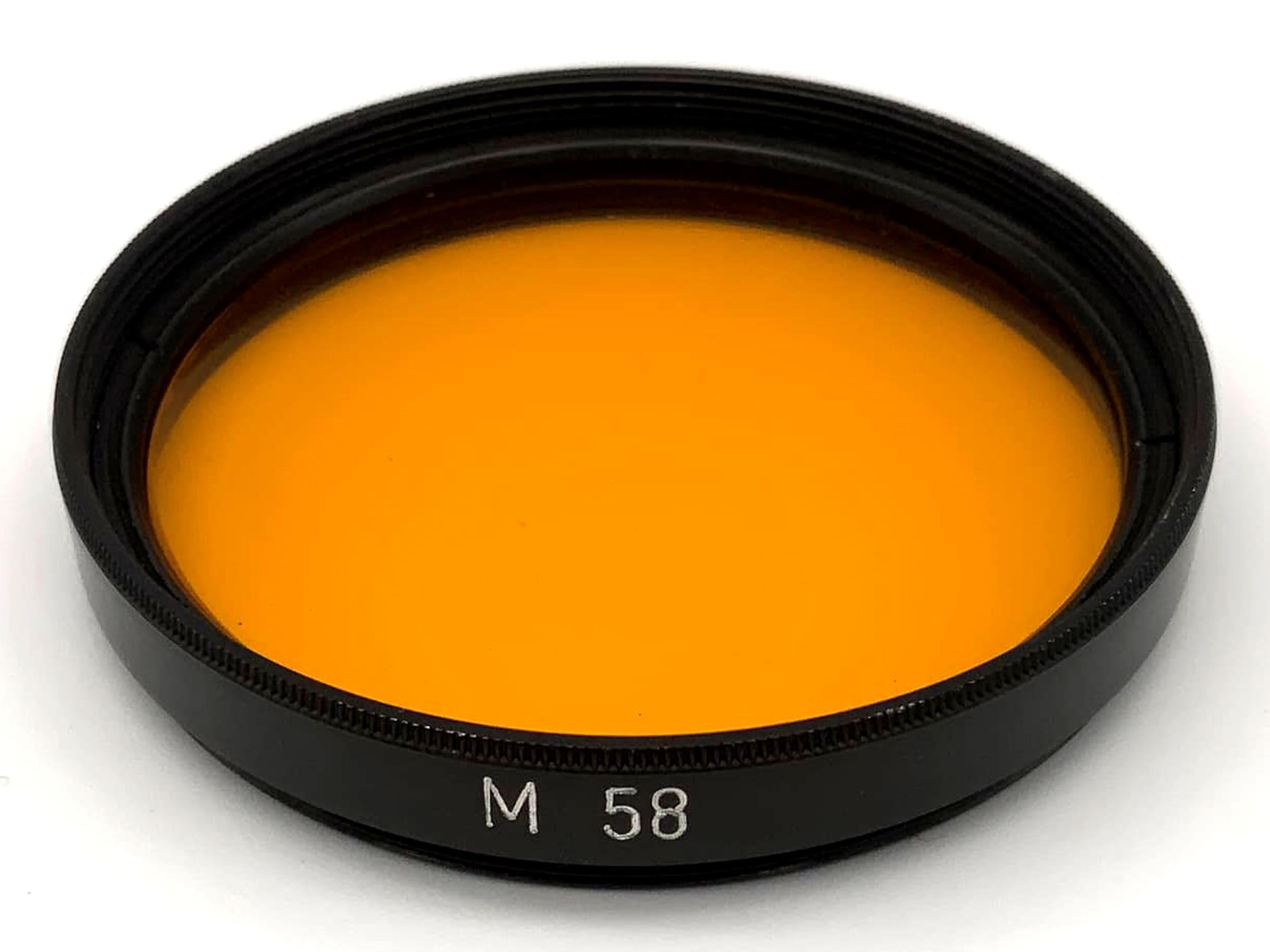 Filtre de couleur Carl Zeiss Jena 58 mm, orange, circulaire, filetage pour filtre