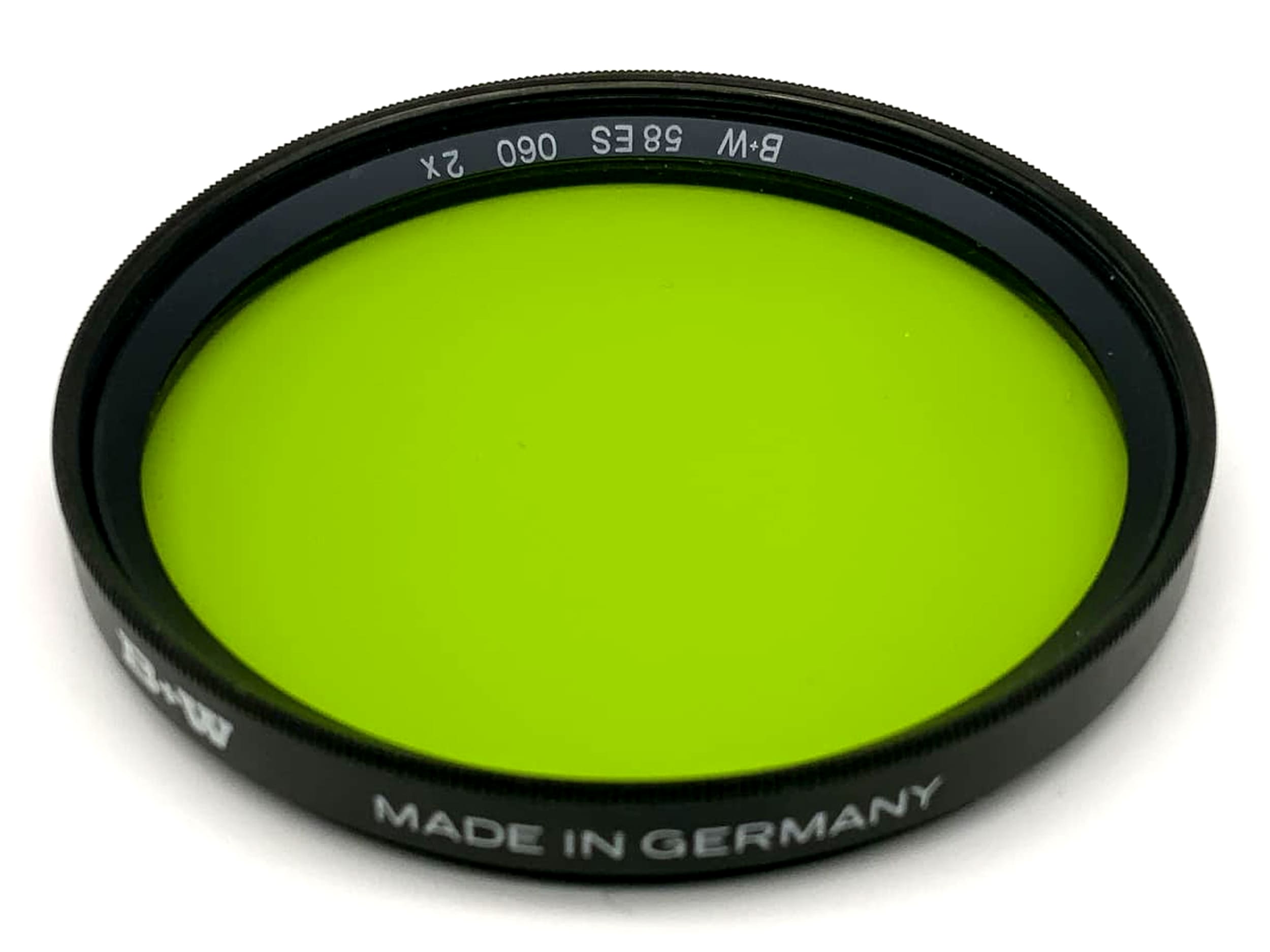 Filtre de couleur B+W 58 mm, filtre vert 58ES 060, 2 filtres circulaires à visser