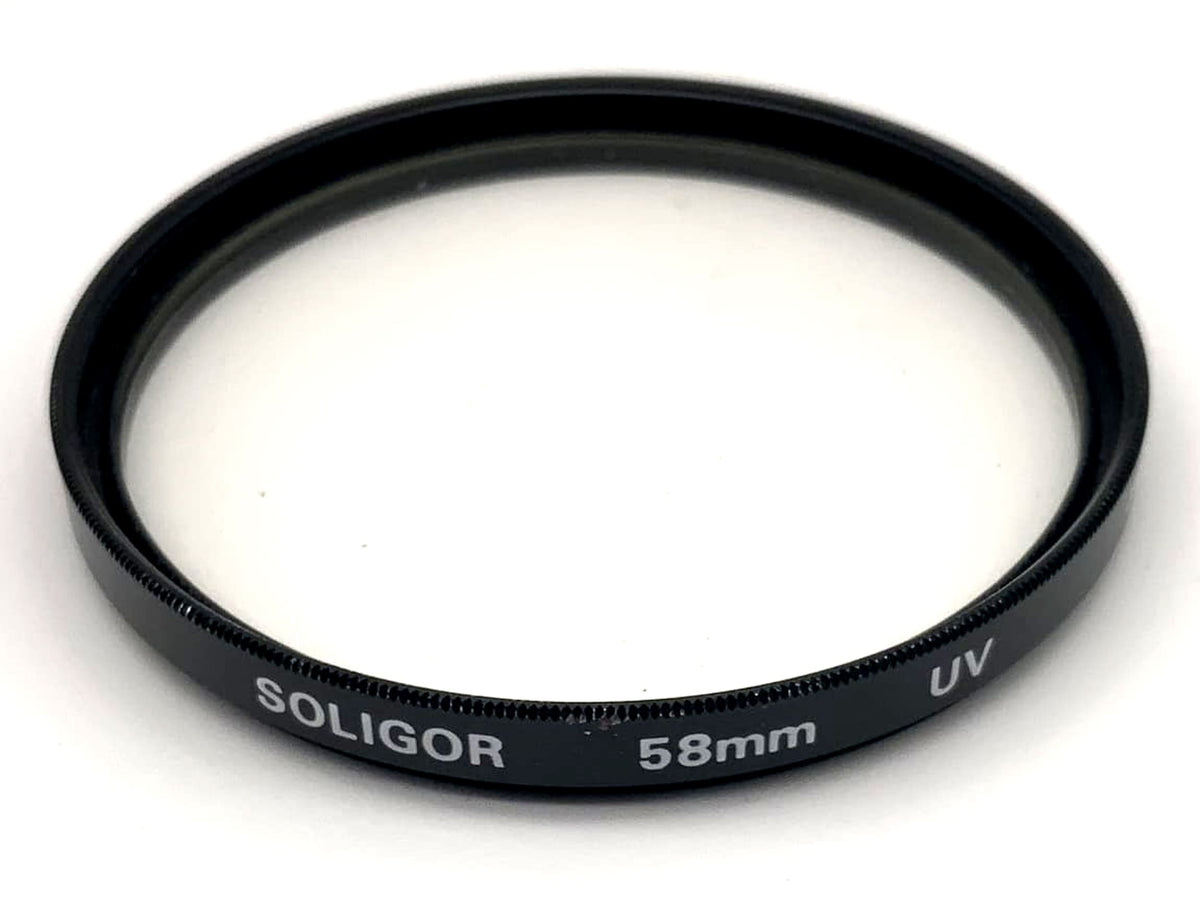 Filtre UV Soligor, filetage circulaire de 58 mm