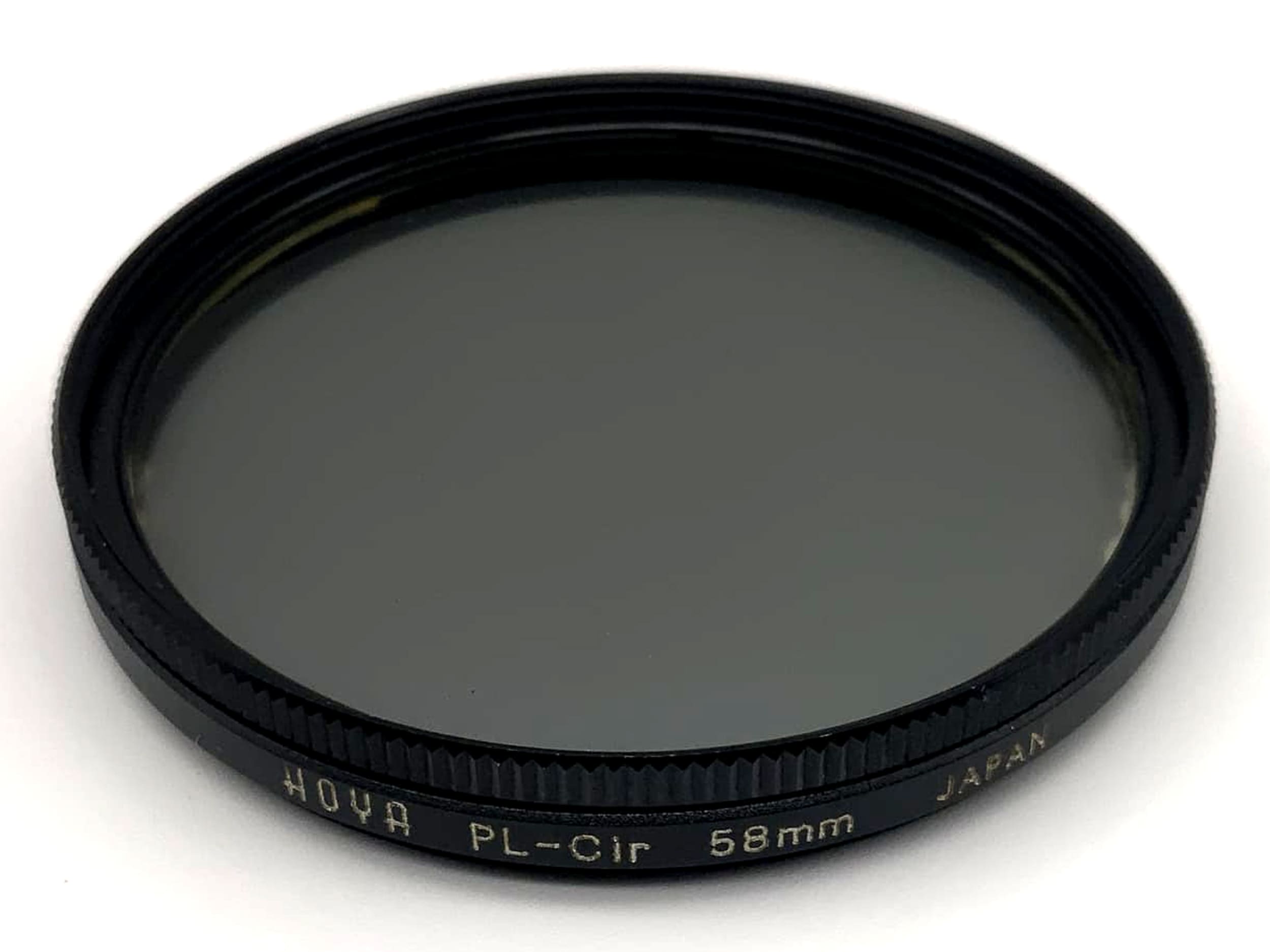 Filtre polarisant Hoya 58 mm, filtre circulaire CIR-PL, filetage
