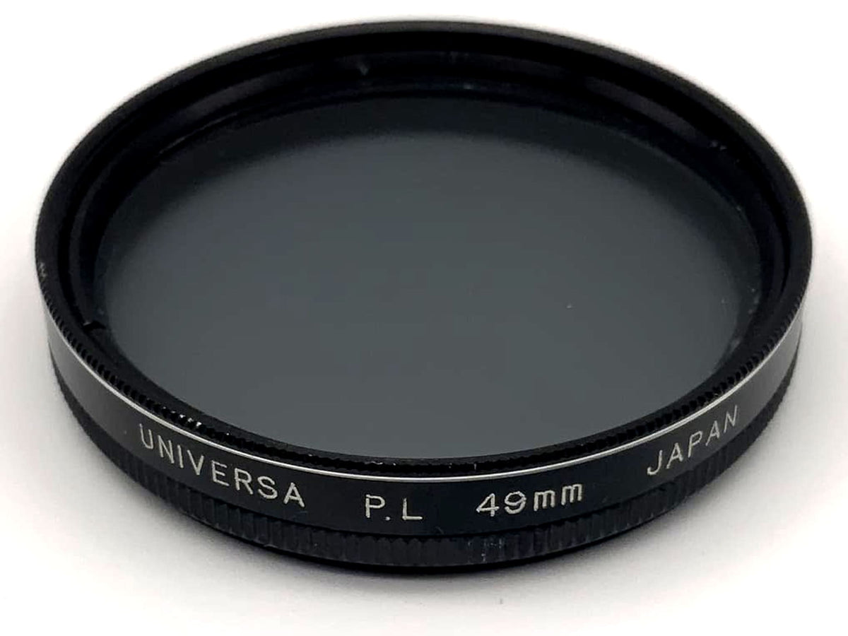 Universal polarizing filter 49mm, circular filter thread