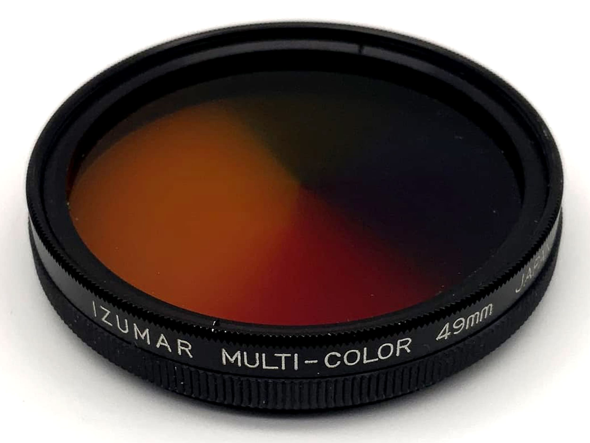 Filtre de couleur Izumar 49 mm, filtre arc-en-ciel multicolore, filetage pour filtre multicolore