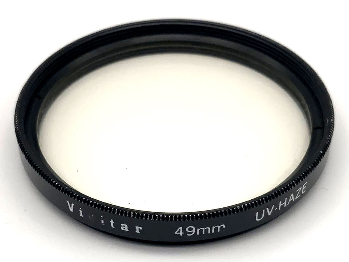 Filtre UV Vivitar 49 mm, filtre anti-lumière UV circulaire, filetage