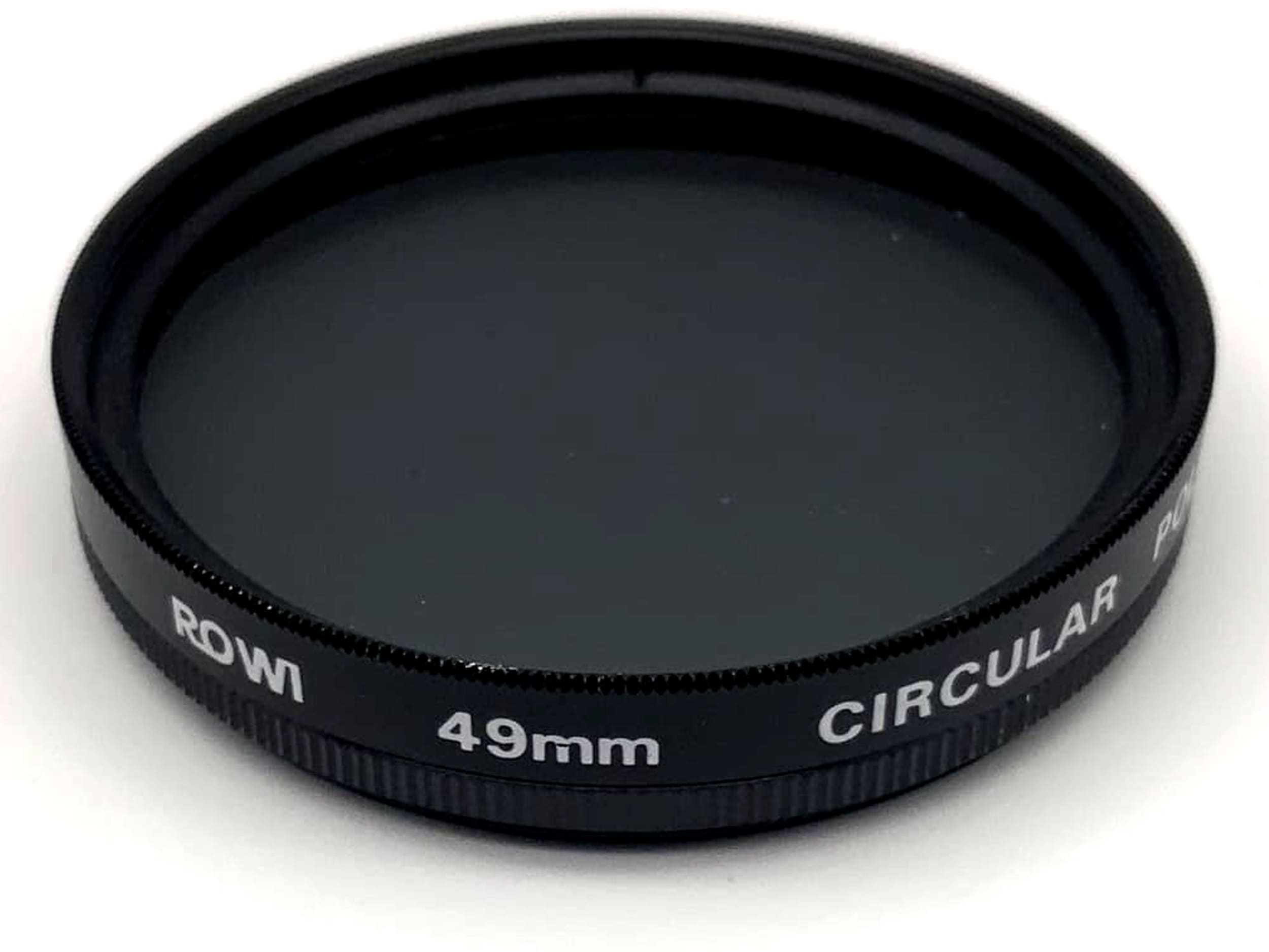 Filtre polarisant Rowi 49 mm, filtre polarisant circulaire à visser