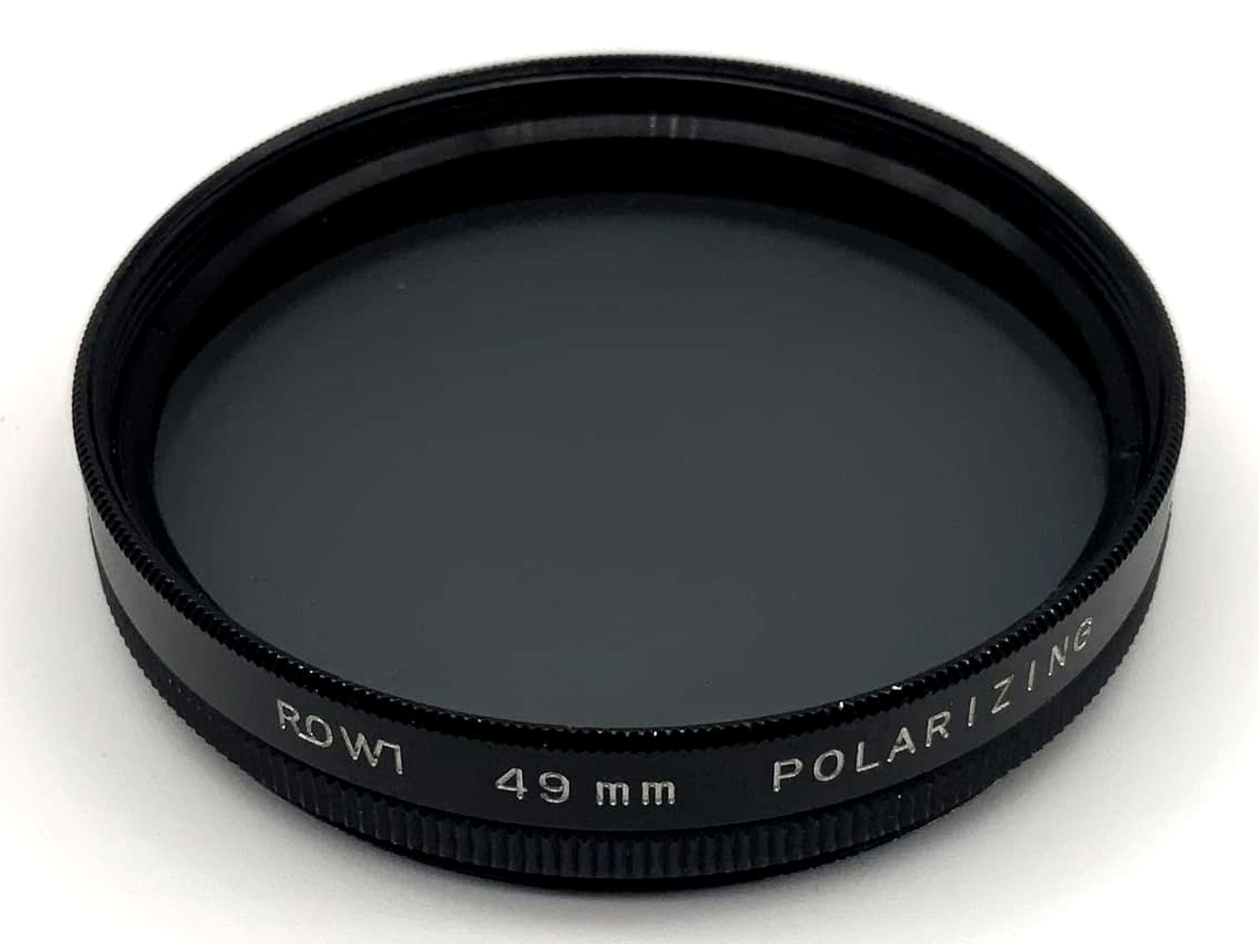 Filtre polarisant Rowi, filetage circulaire de 49 mm