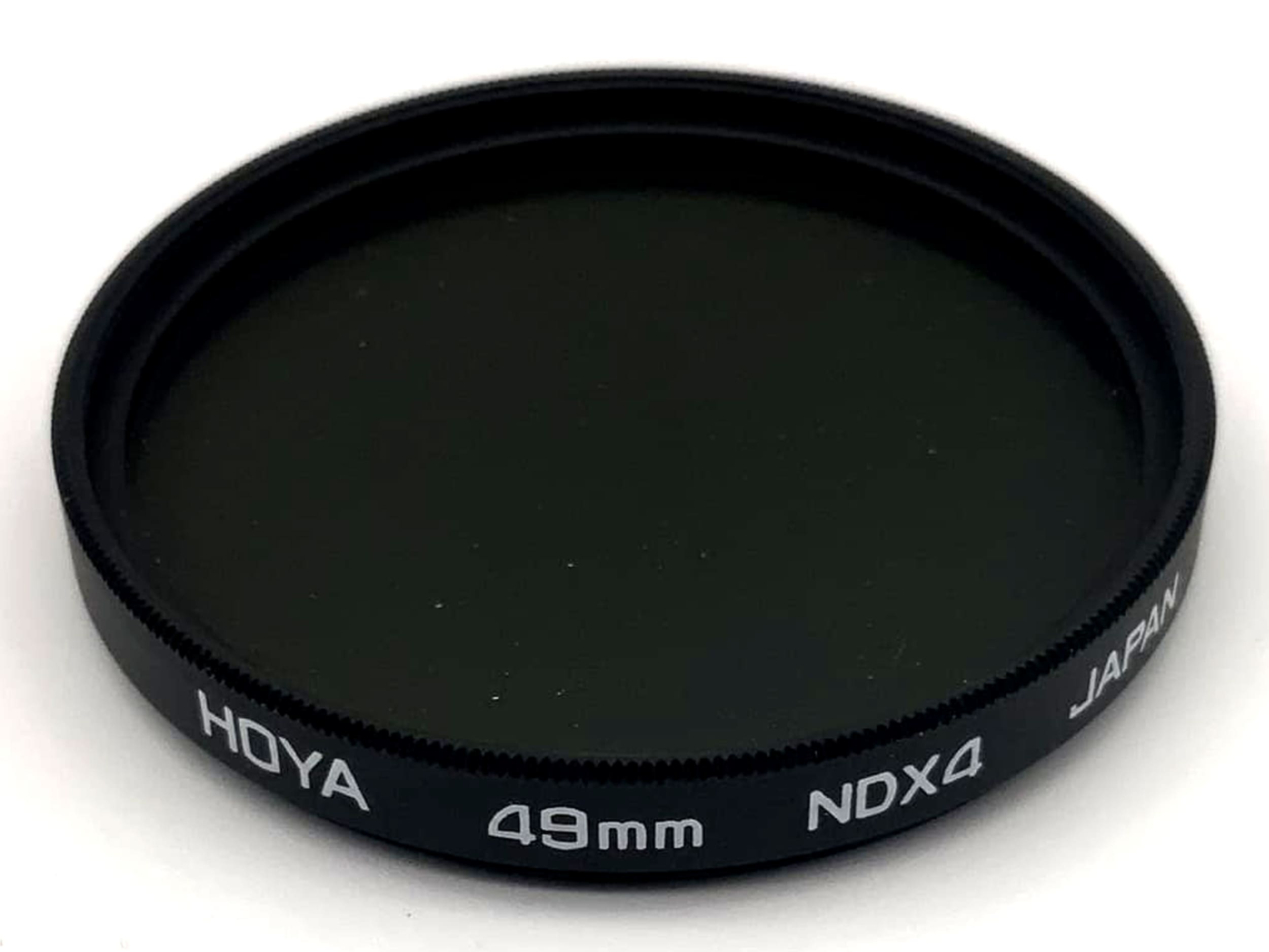 Filtre circulaire gris Hoya NDX4 49 mm avec filetage