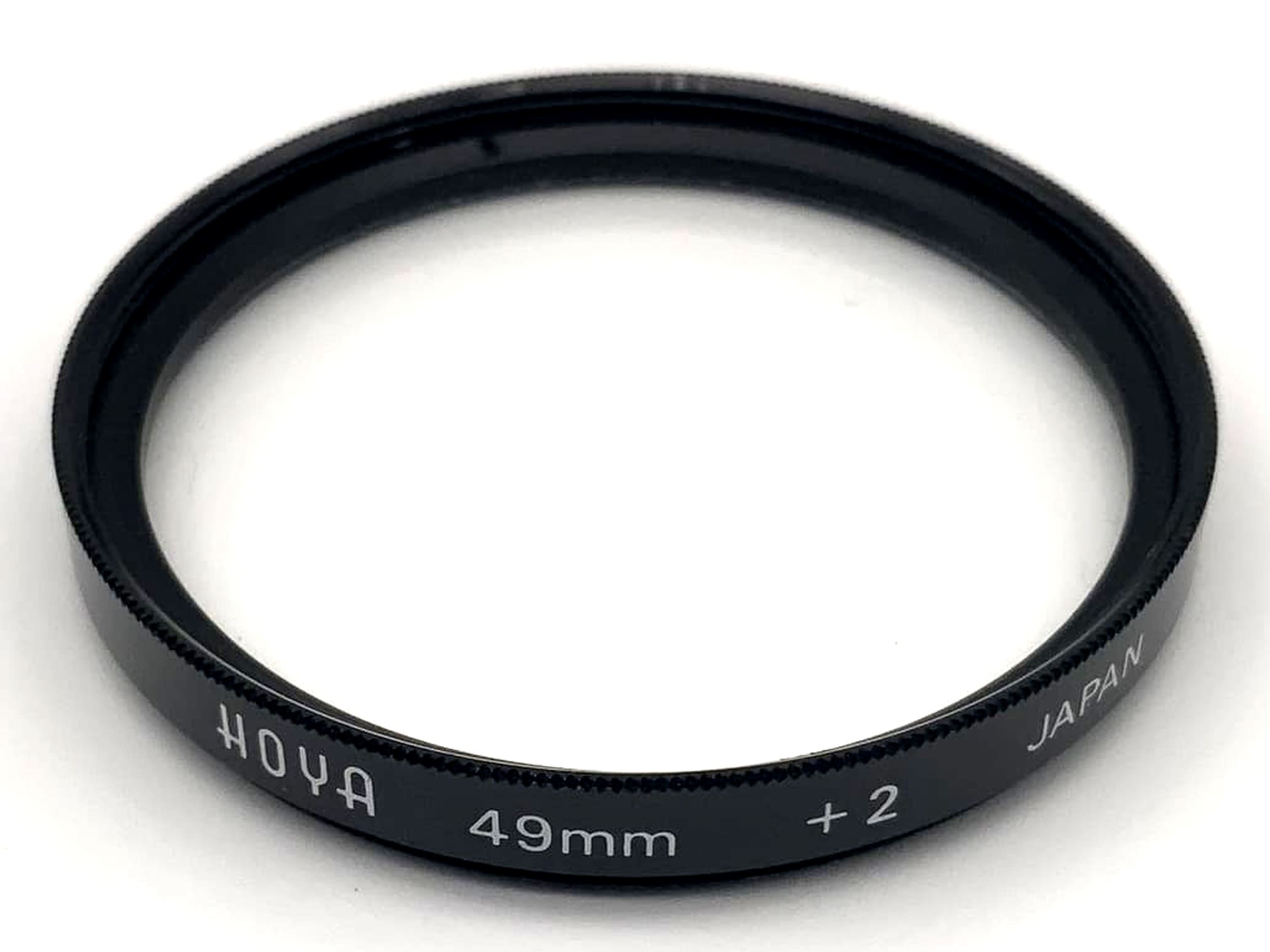 Objectif macro Hoya 49 mm avec filetage pour filtre circulaire +2