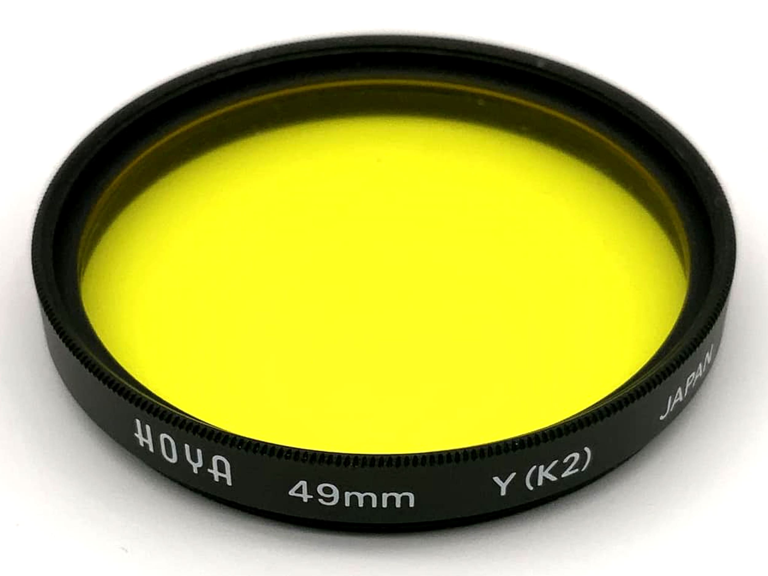 Hoya Color Filter 49mm Filter Yellow Y(K2) Circular Filter Thread