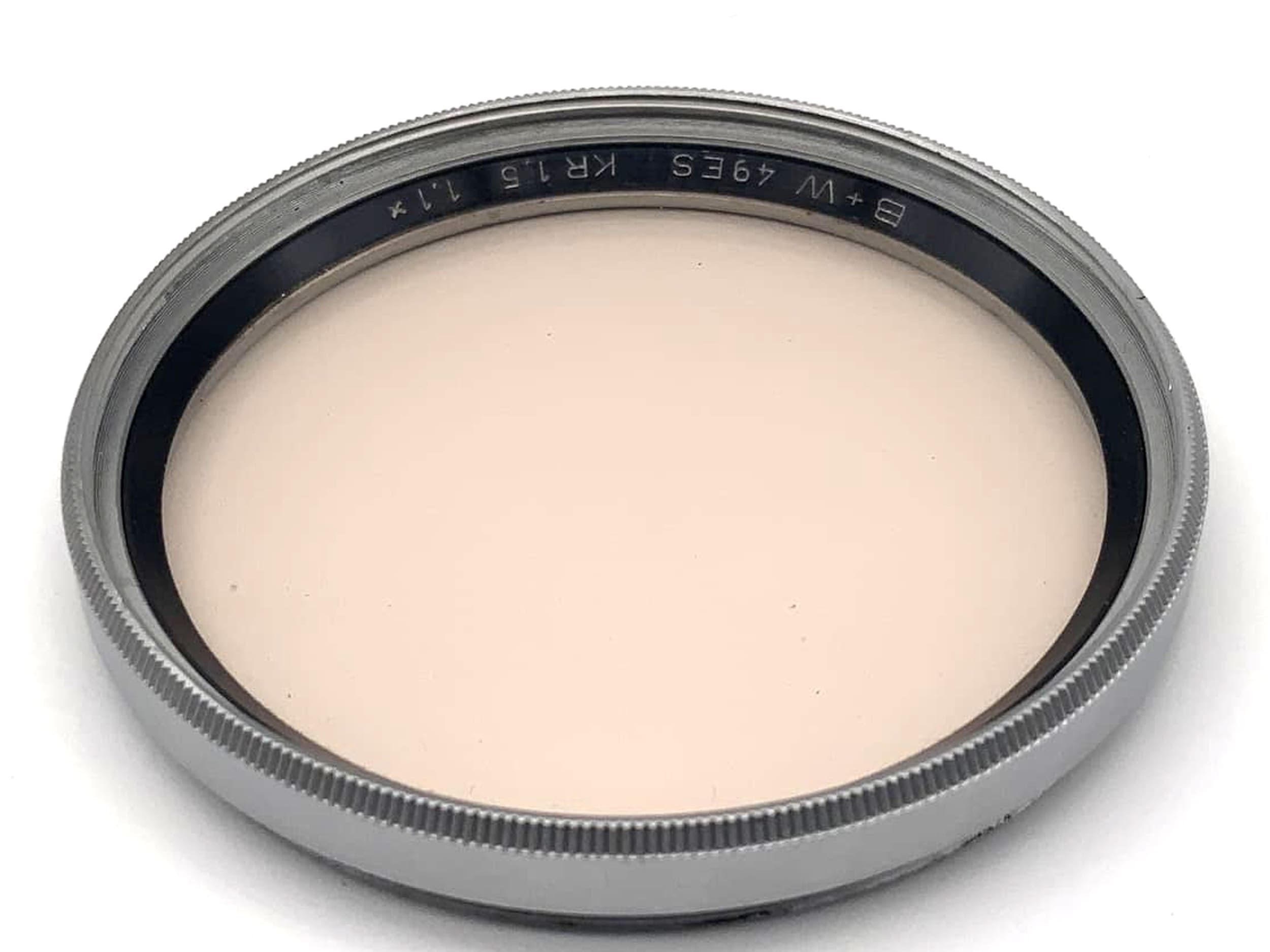 Filtre correcteur B+W KR 1.5 1.1x argenté circulaire à filetage, 49 mm