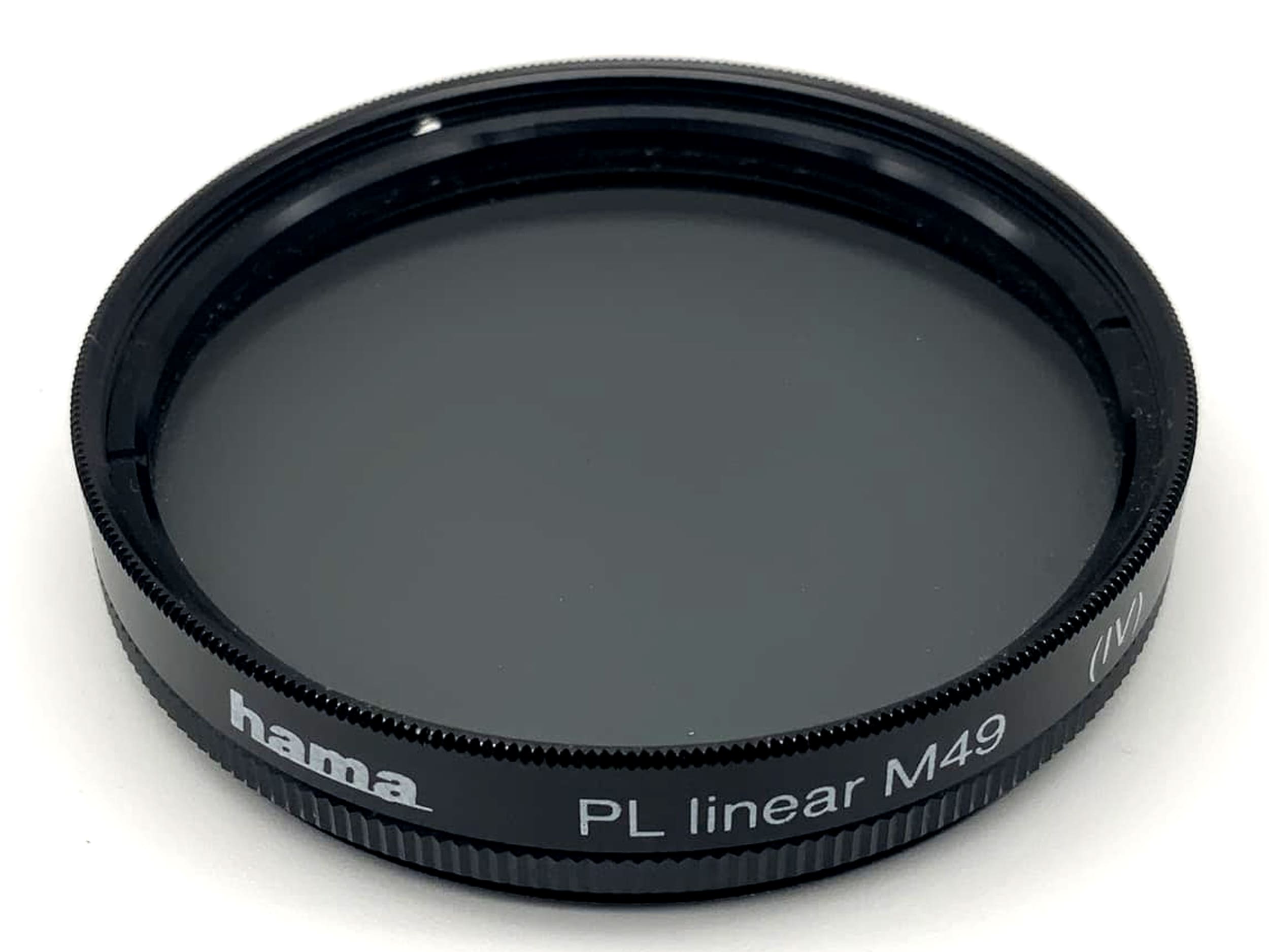 Filtre polarisant Hama 49 mm, filtre PL linéaire (IV), filetage circulaire