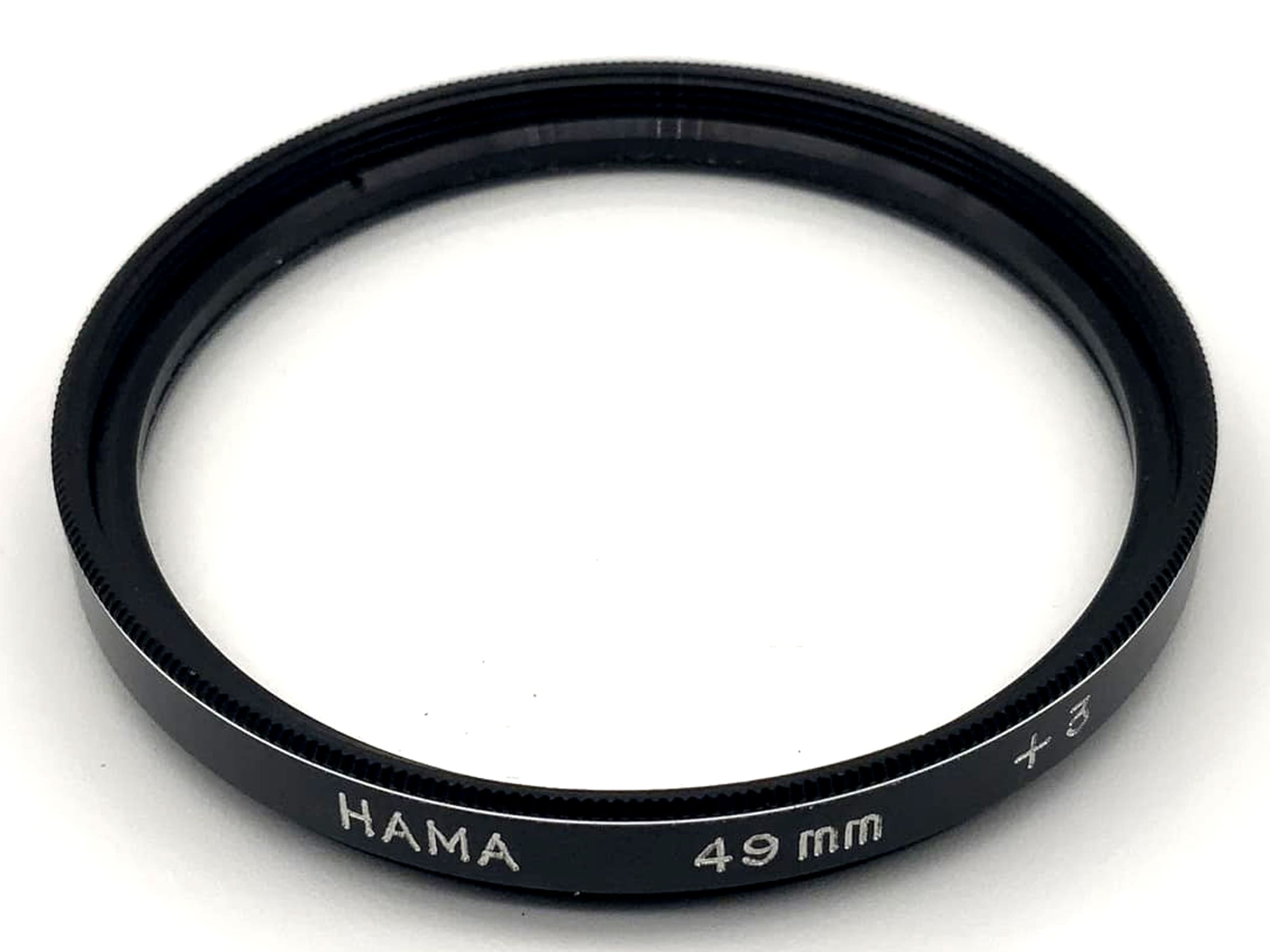 Objectif macro Hama 49 mm, filtre +3, filetage circulaire