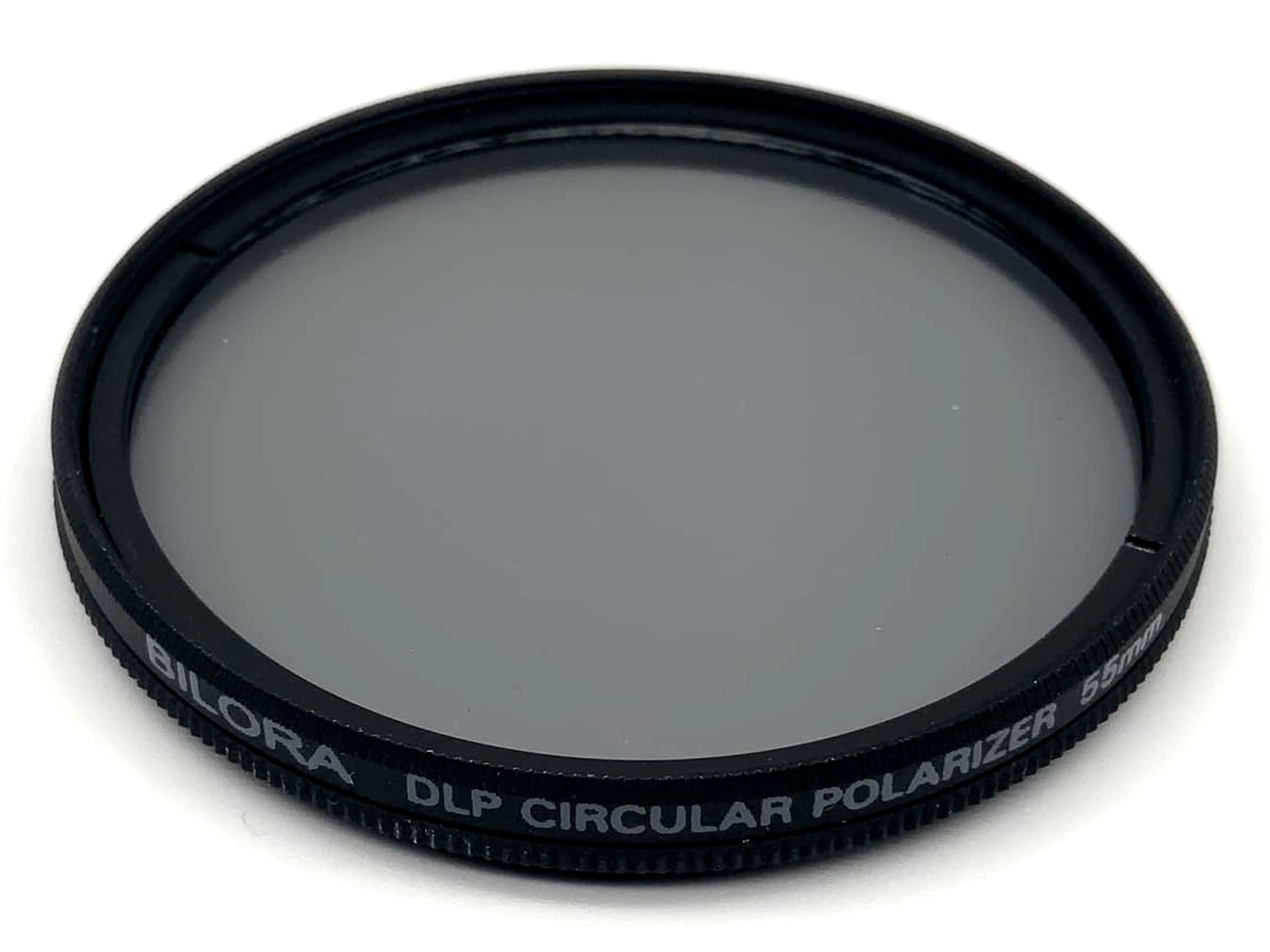 Filtre polarisant circulaire Bilora 55 mm DLP avec filetage circulaire
