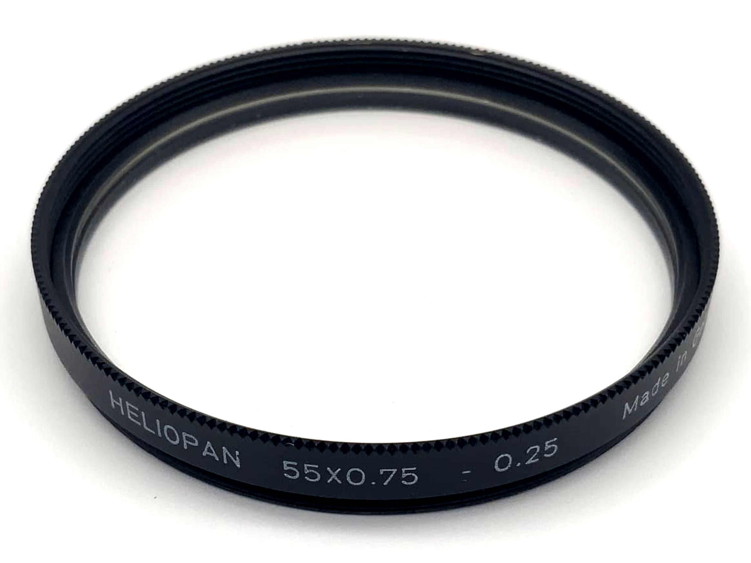 Heliopan wide-angle 55mm filter 55x0.75 -0.25 circular filter thread