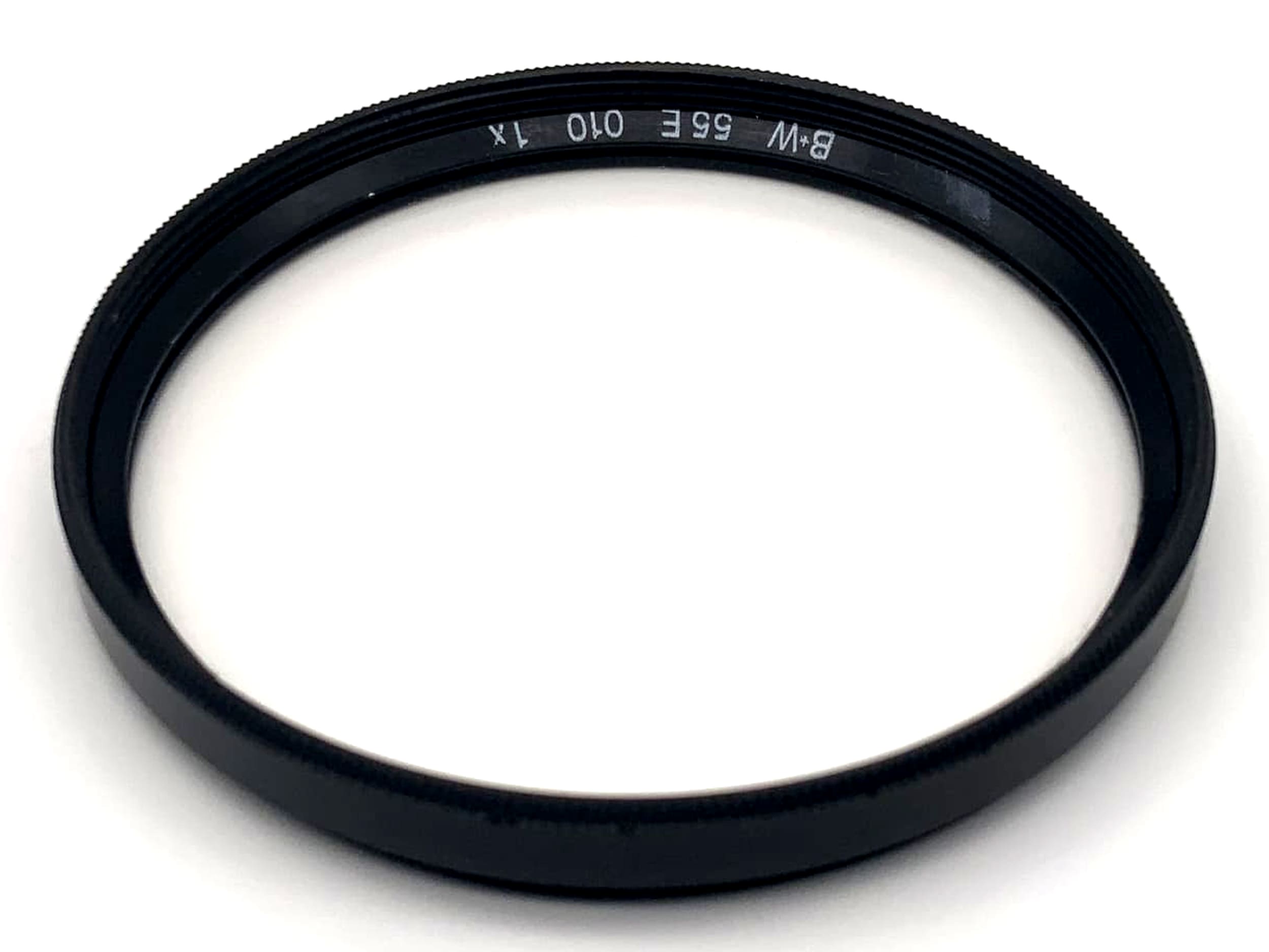 Filtre UV B+W 55 mm, référence 55E 010, filetage circulaire.